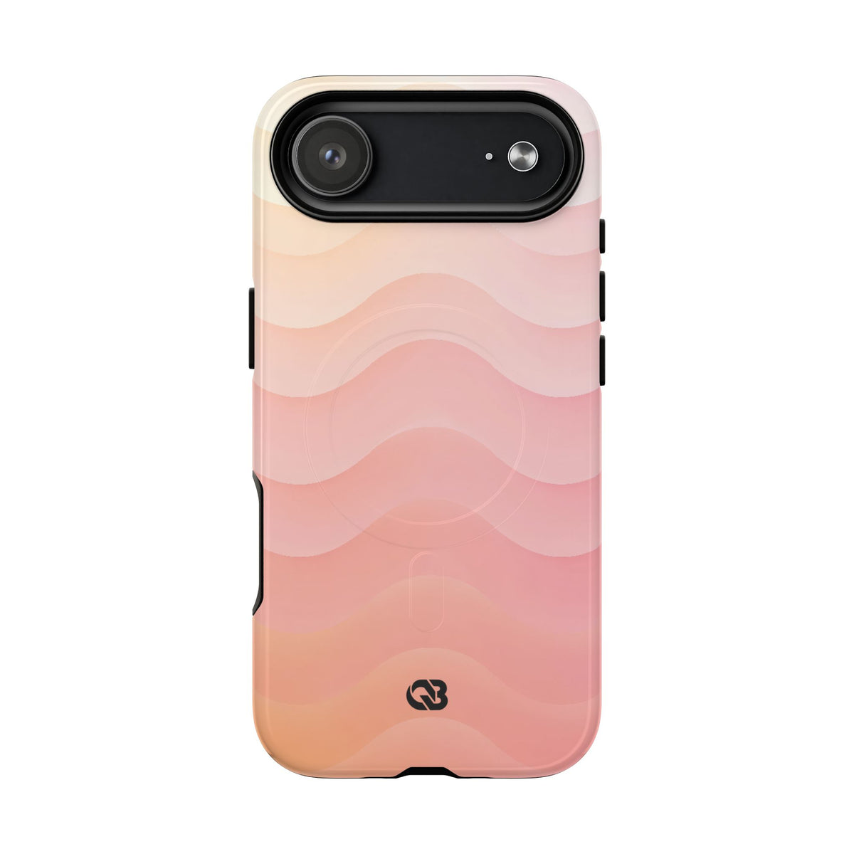 Blush Horizon Waves · Tough 2.0 Magnetic Phone Case for iPhone · Pink