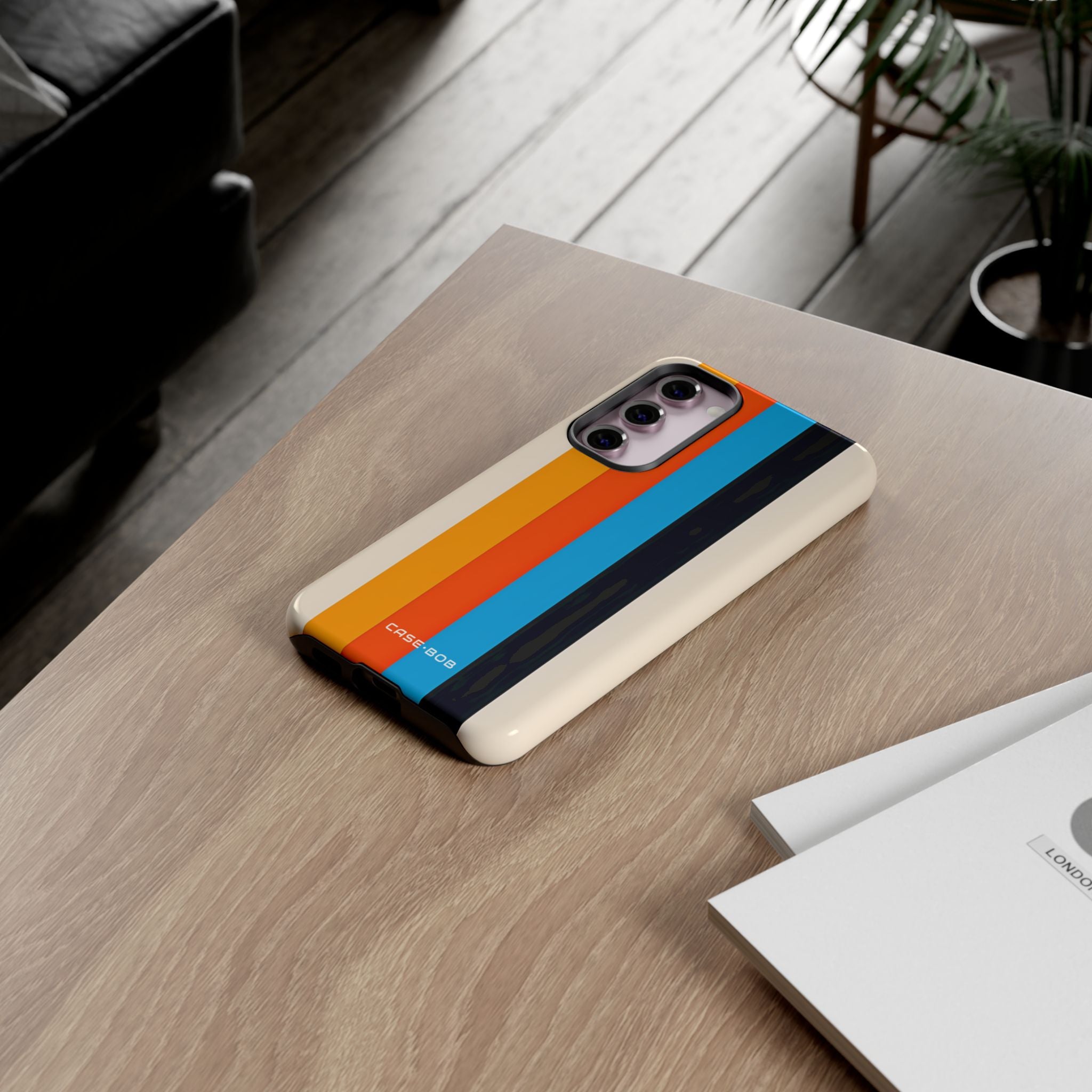 Lebendige Streifen Harmonie Samsung S23 Plus Case - Tough