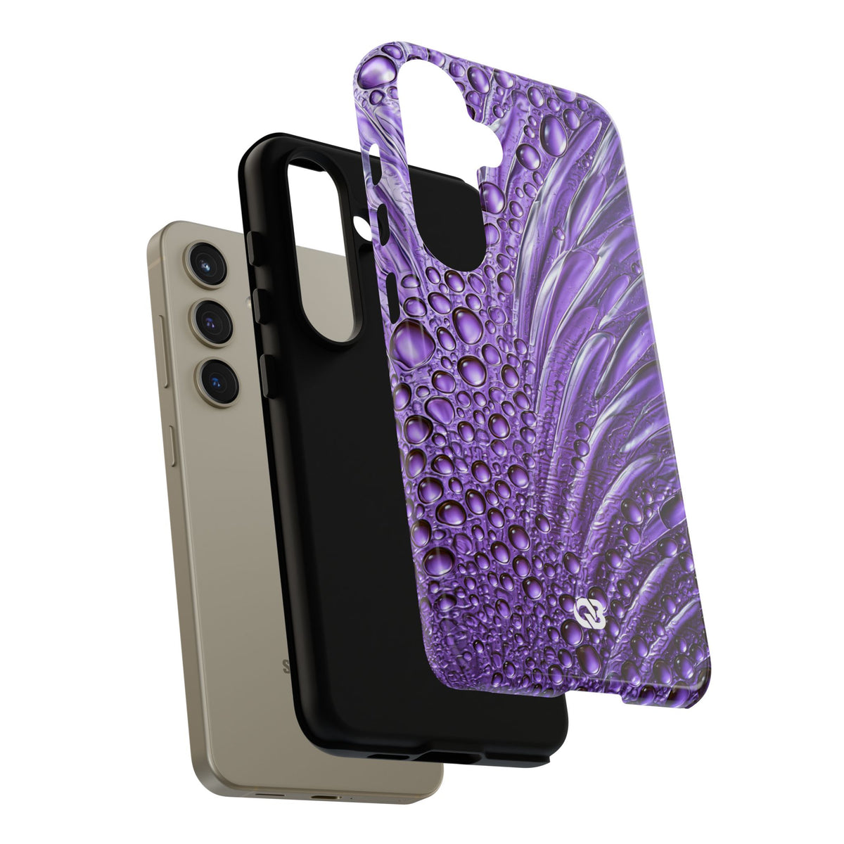 Violet Liquid Gel · Tough Phone Case for Samsung · Purple