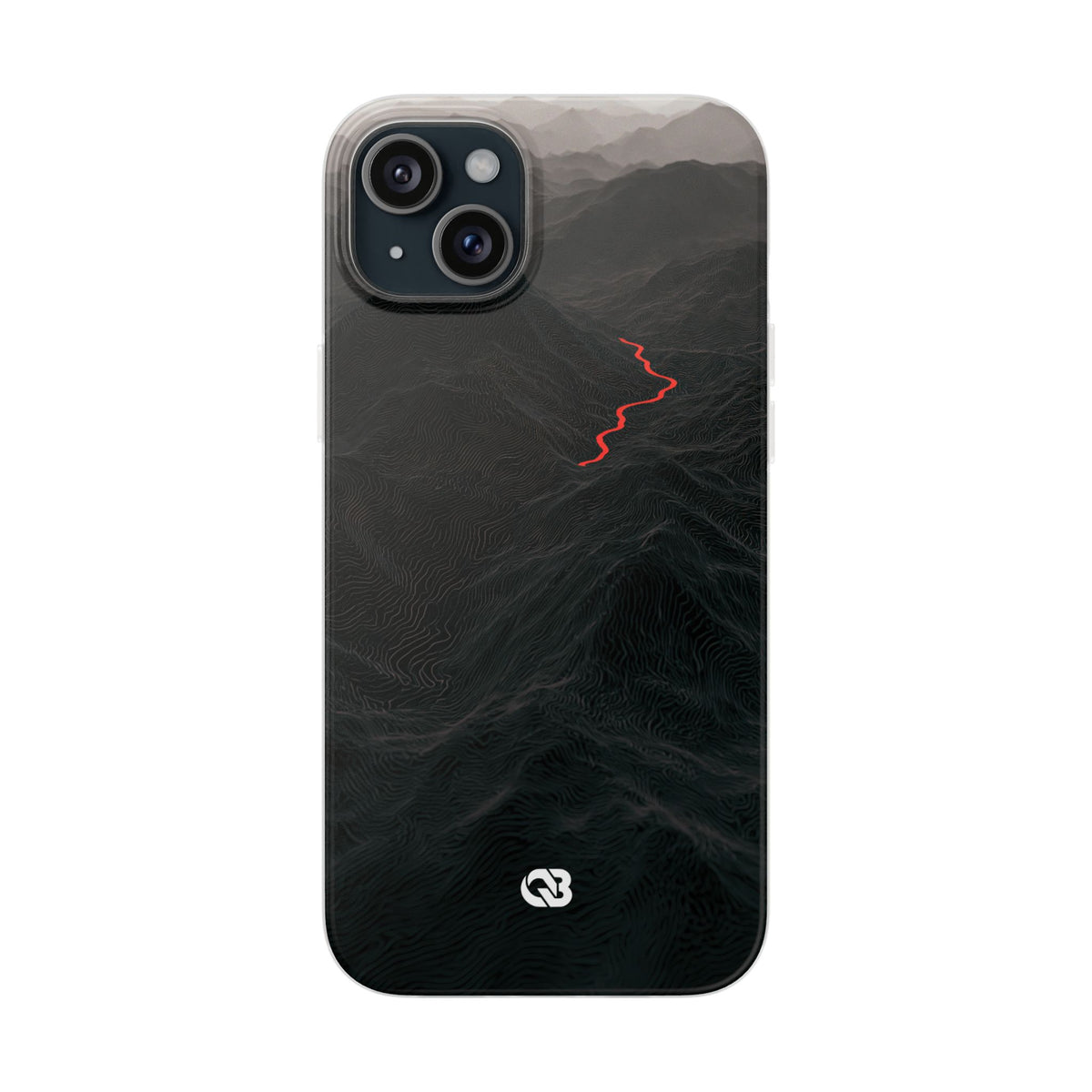 Crimson Ridge Pass · Lite Phone Case for iPhone · Black