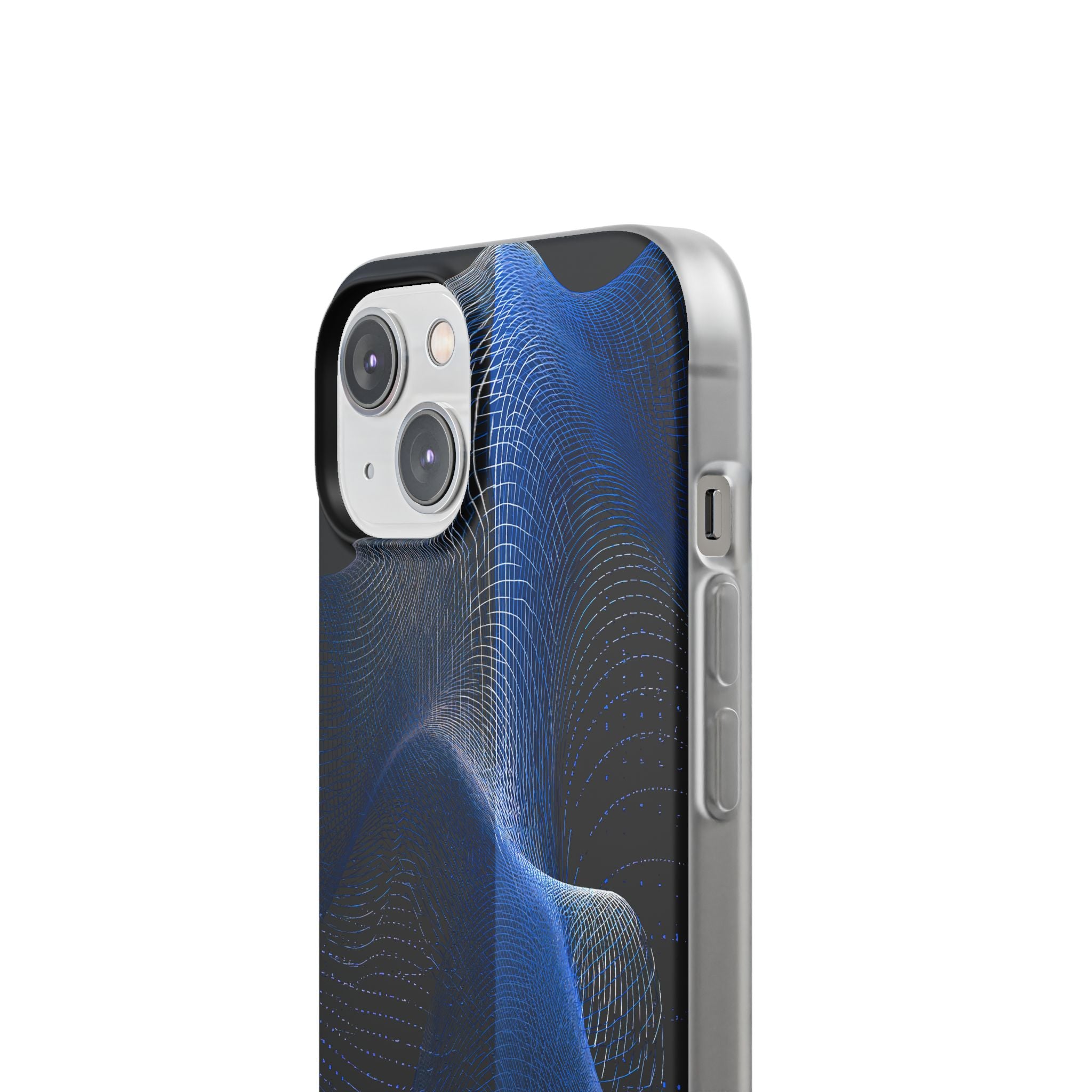 Blue Lite Phone Case for iPhone - Electric Blue Flux