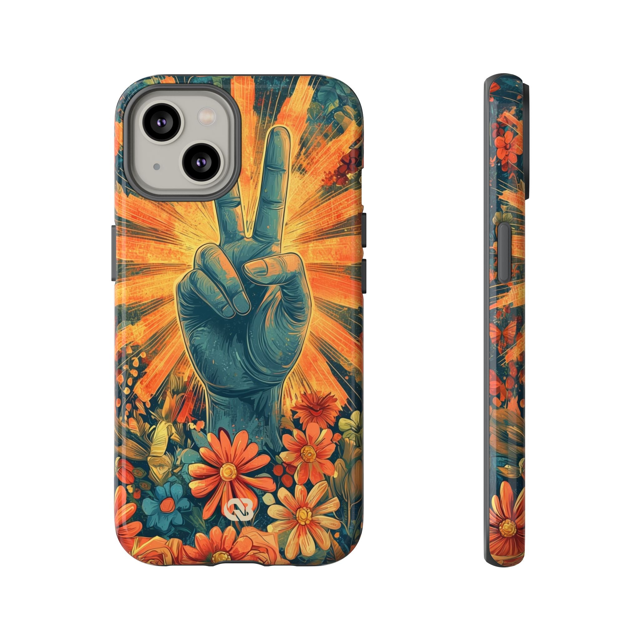 Radiant Peace Bloom · Tough Custodia per iPhone