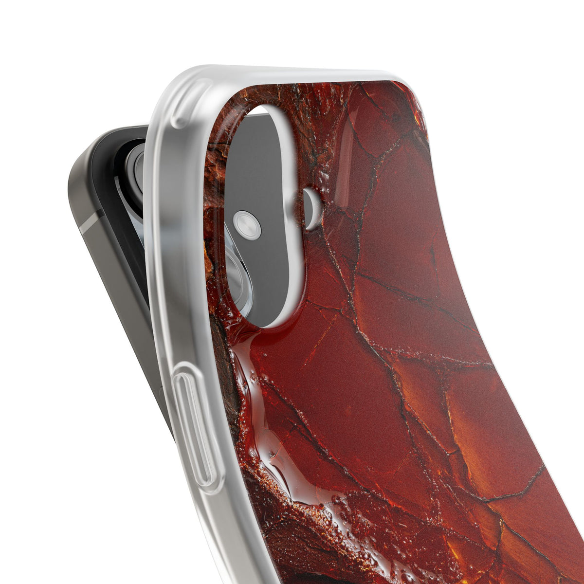 Amber Embrace · Lite Phone Case for iPhone · Brown
