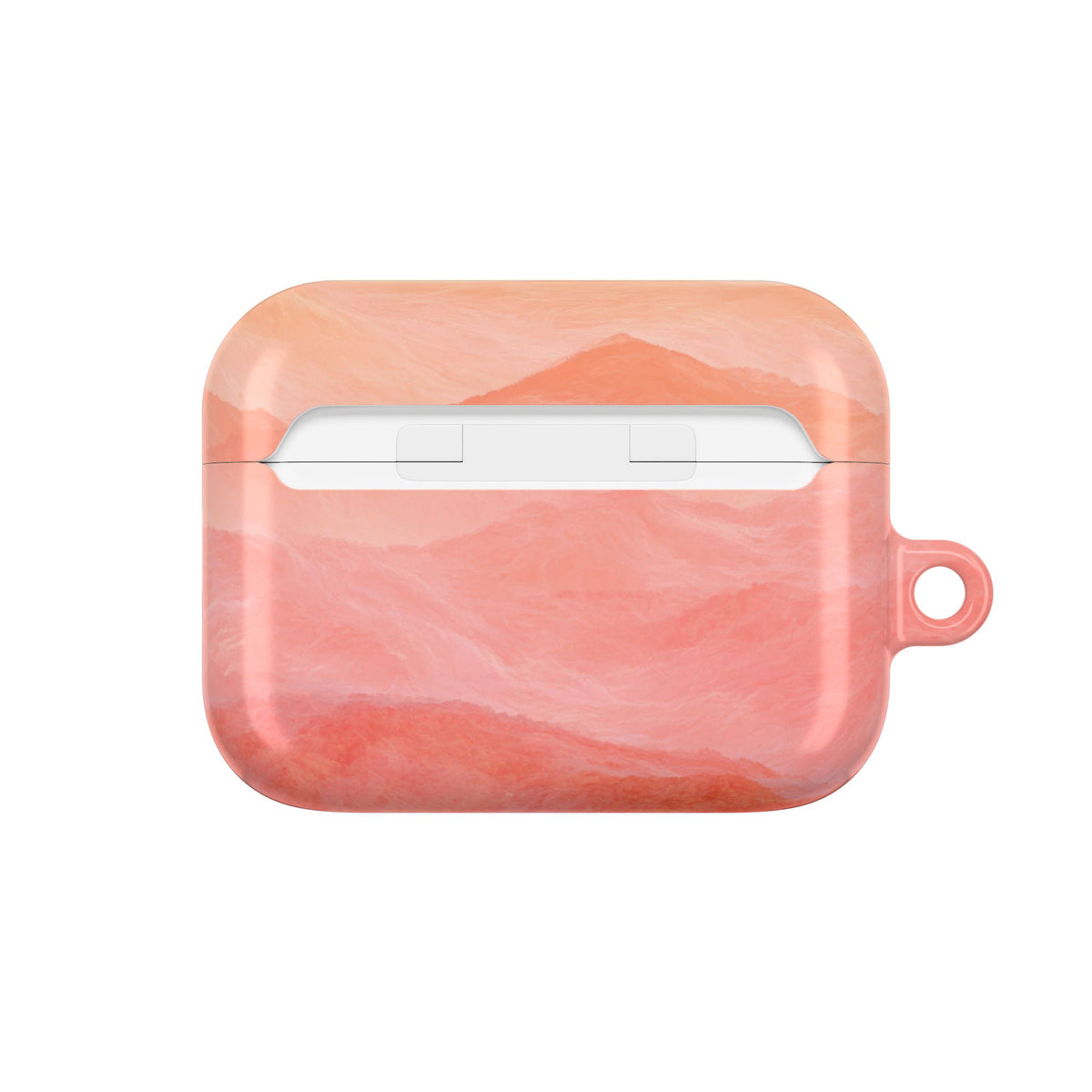 Alpenglow Ridge Vista · Hard Case for AirPods & AirPods Pro · Orange