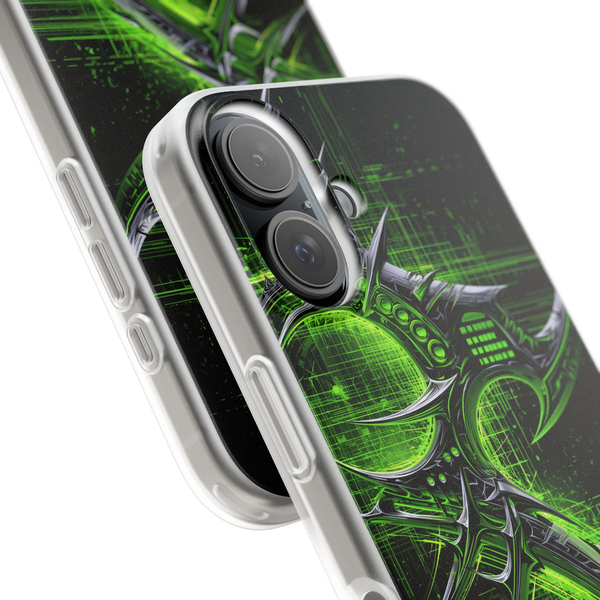 Cyber Sigil Grid · Lite Phone Case for iPhone · Green