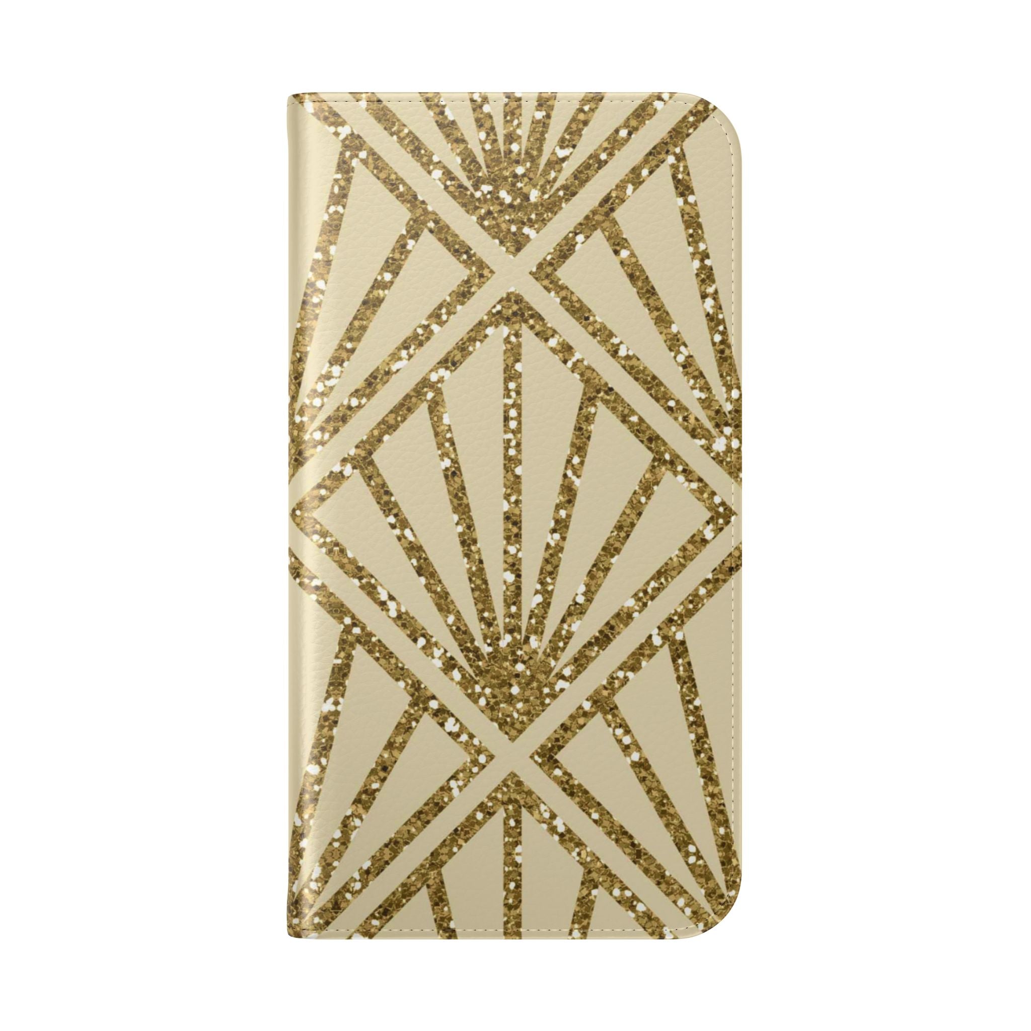 Golden Fan Sparkle - iPhone 16 Plus Case - Wallet