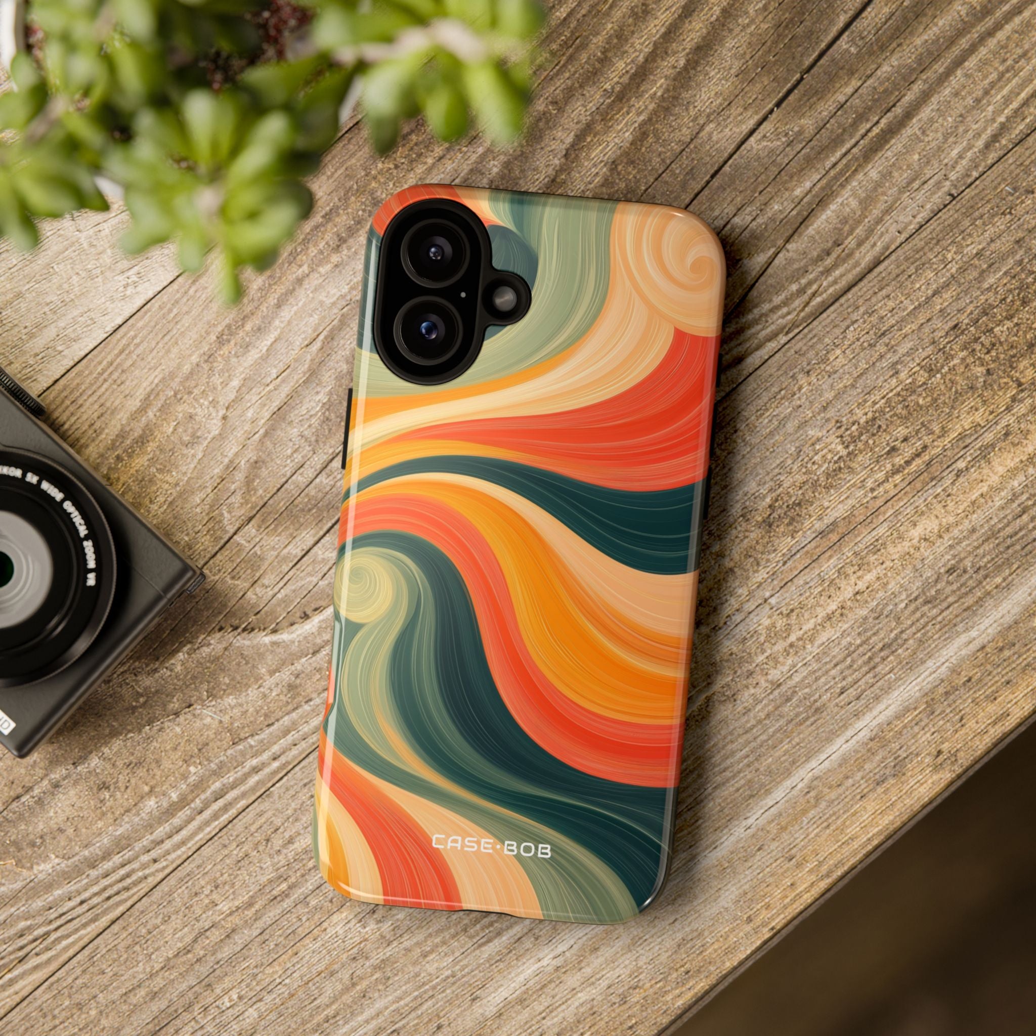 Spiral Glow iPhone 16 Plus Case - Tough