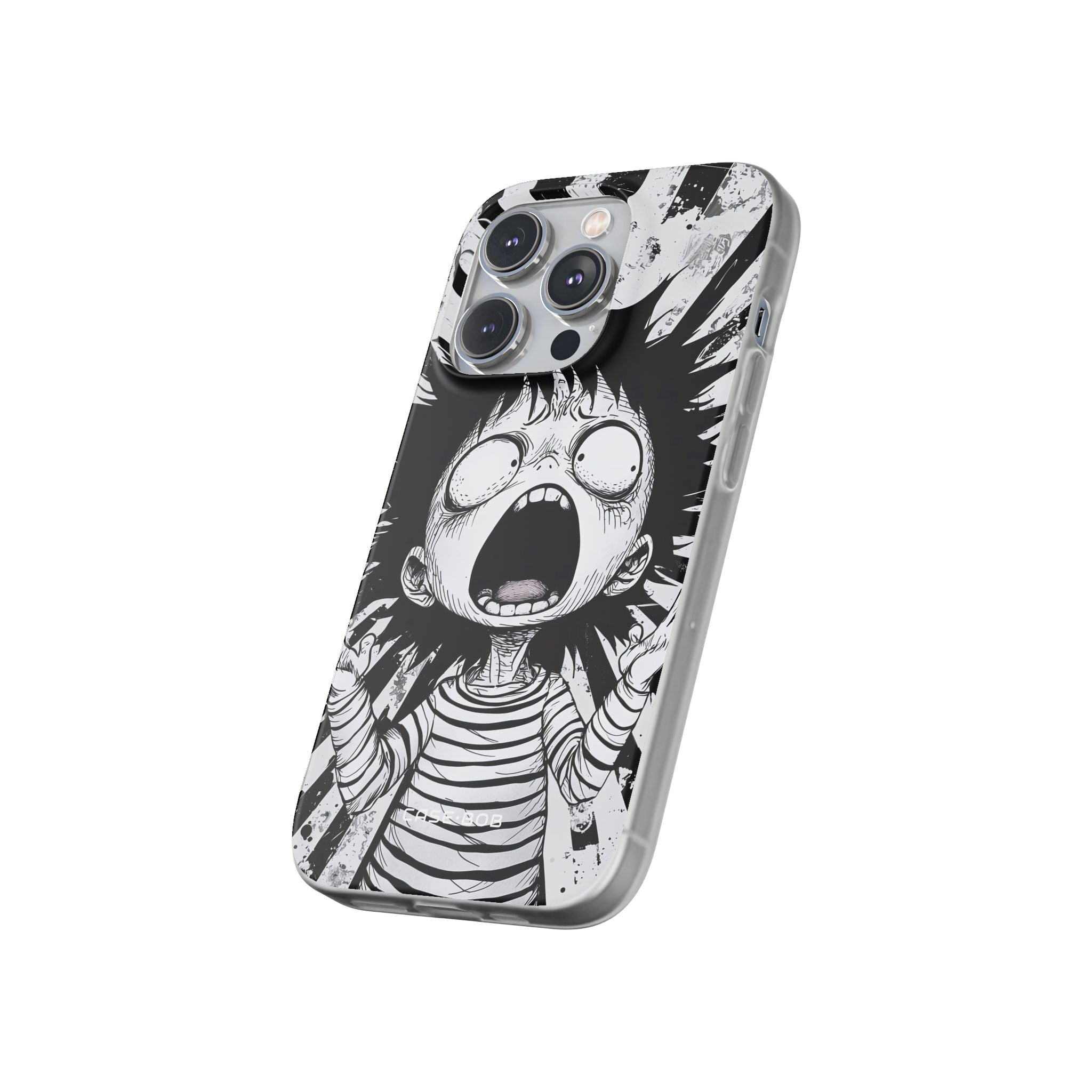 Screaming Stripes iPhone 14 Pro Case - Soft