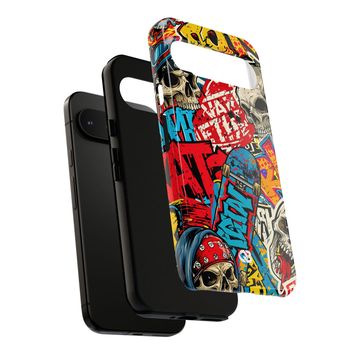 Skate Skull Riot · Tough Phone Case for Pixel · Red