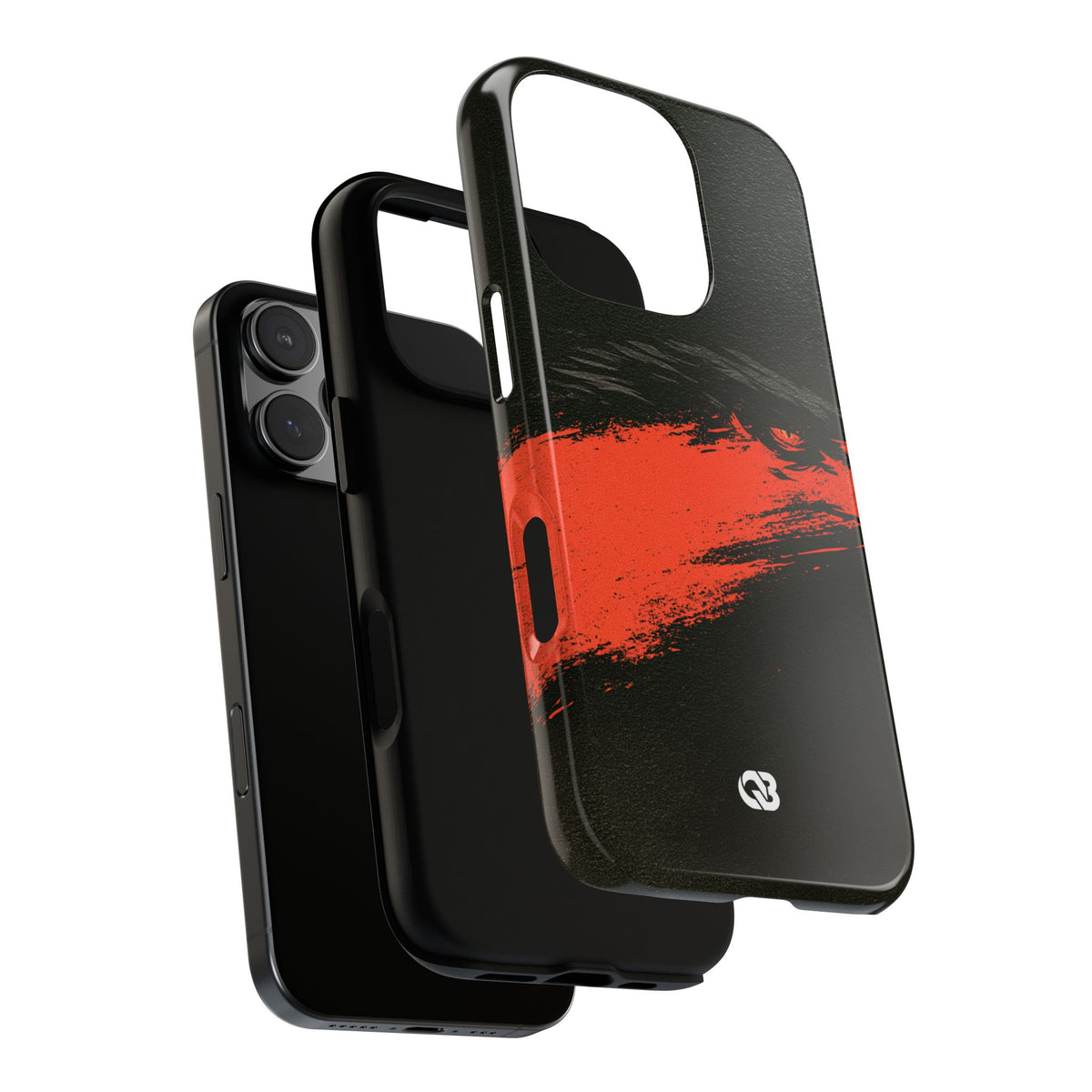 Crimson Raptor Noir · Tough Phone Case for iPhone · Black