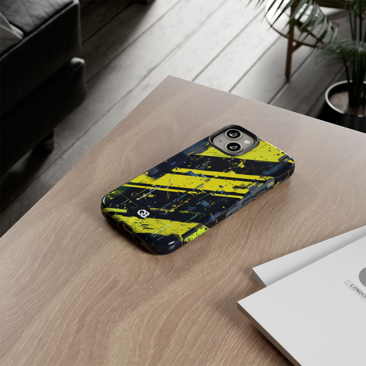 Acid Hazard · Tough Phone Case for iPhone · Yellow