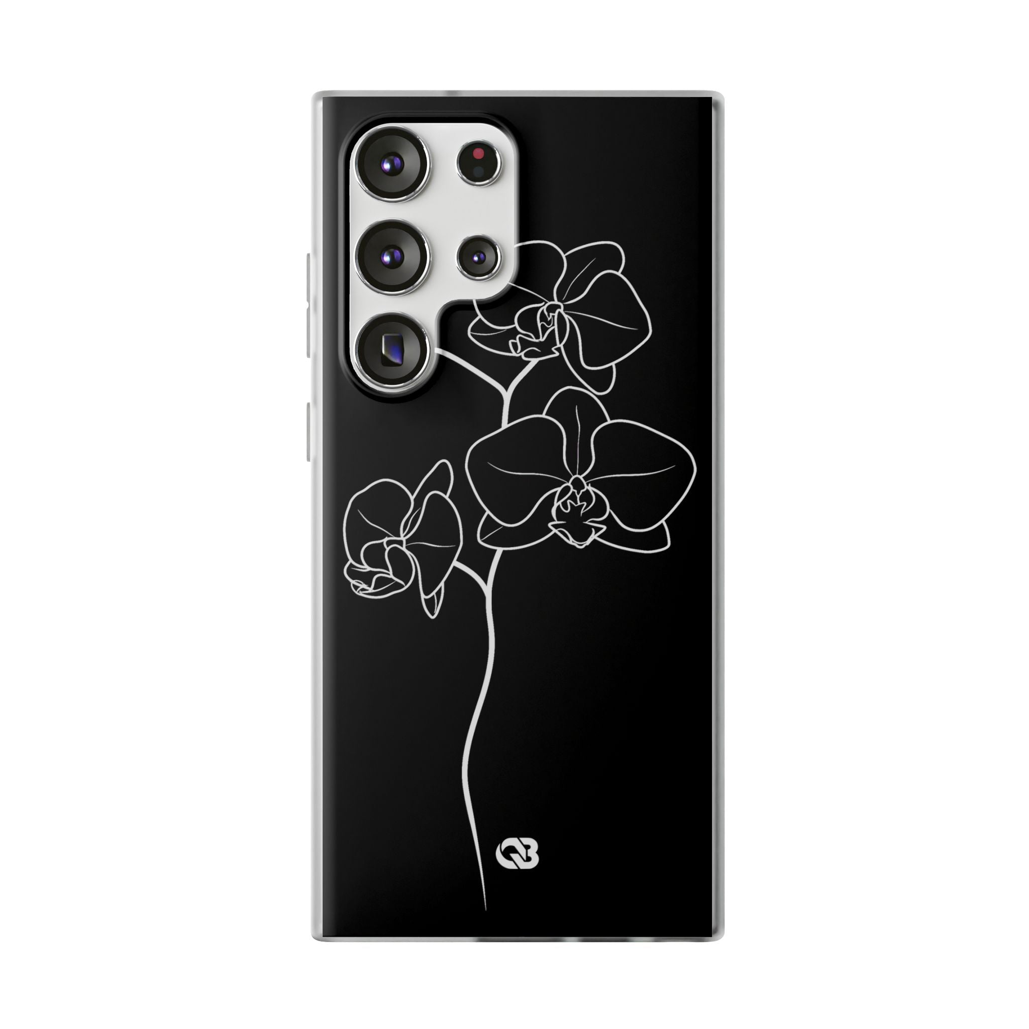 Black Lite Phone Case for Samsung - Noir Alabaster Orchid