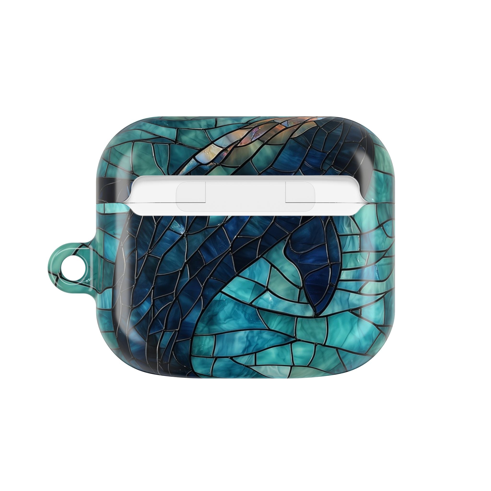 Sininen valashai mosaiikki - AirPods Case