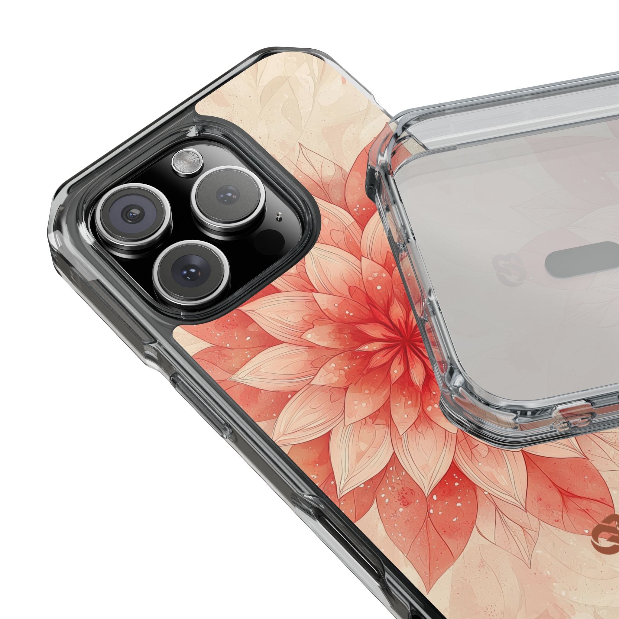 Coral Layered Bloom · Impact Phone Case for iPhone · Magsafe