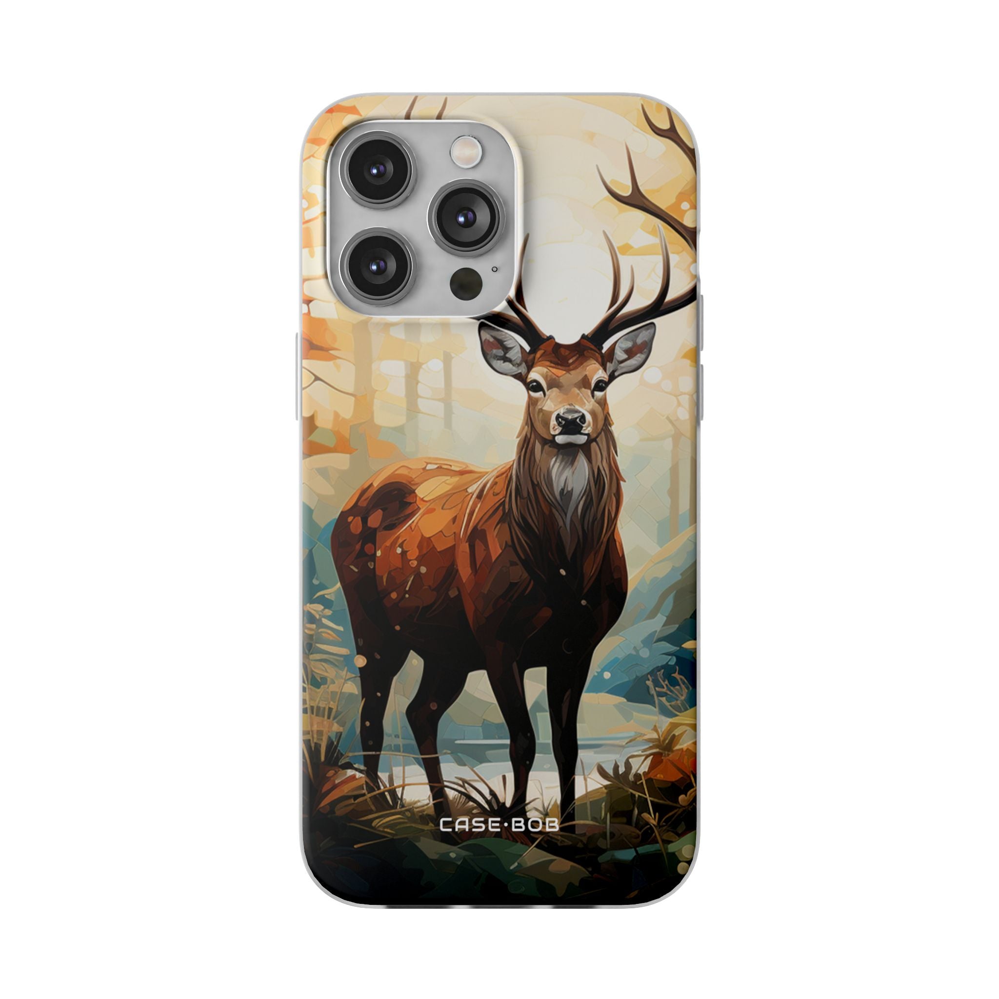 Glowing Stag iPhone 14 Pro Max Case - Soft - CASE•BOB
