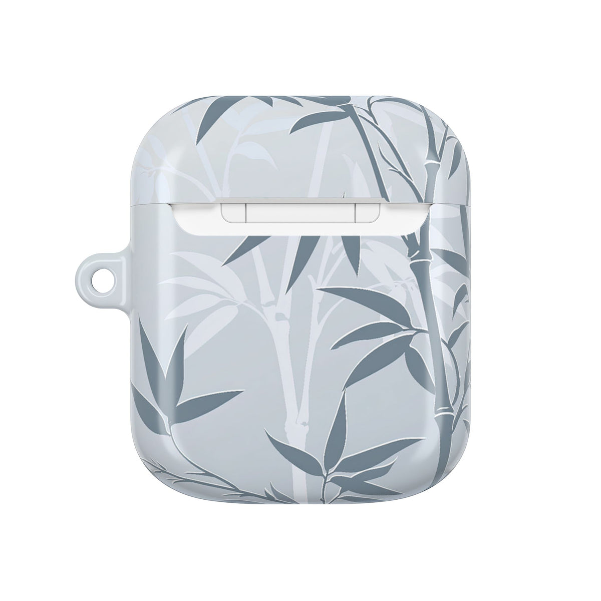 Misty Bamboo Grove · Hard Case for AirPods & AirPods Pro · Blue