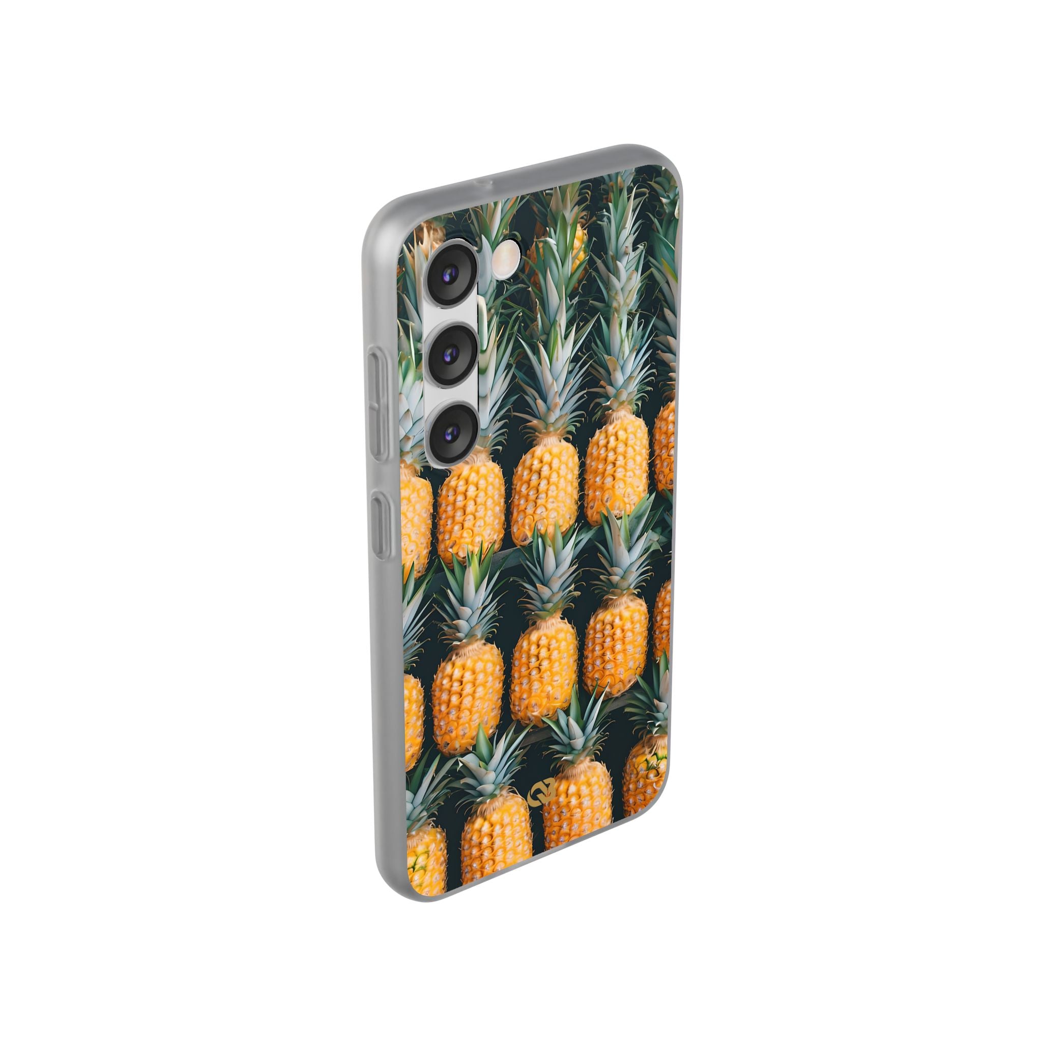 Gilded Pineapple Rows · Soft Phone Case for Samsung