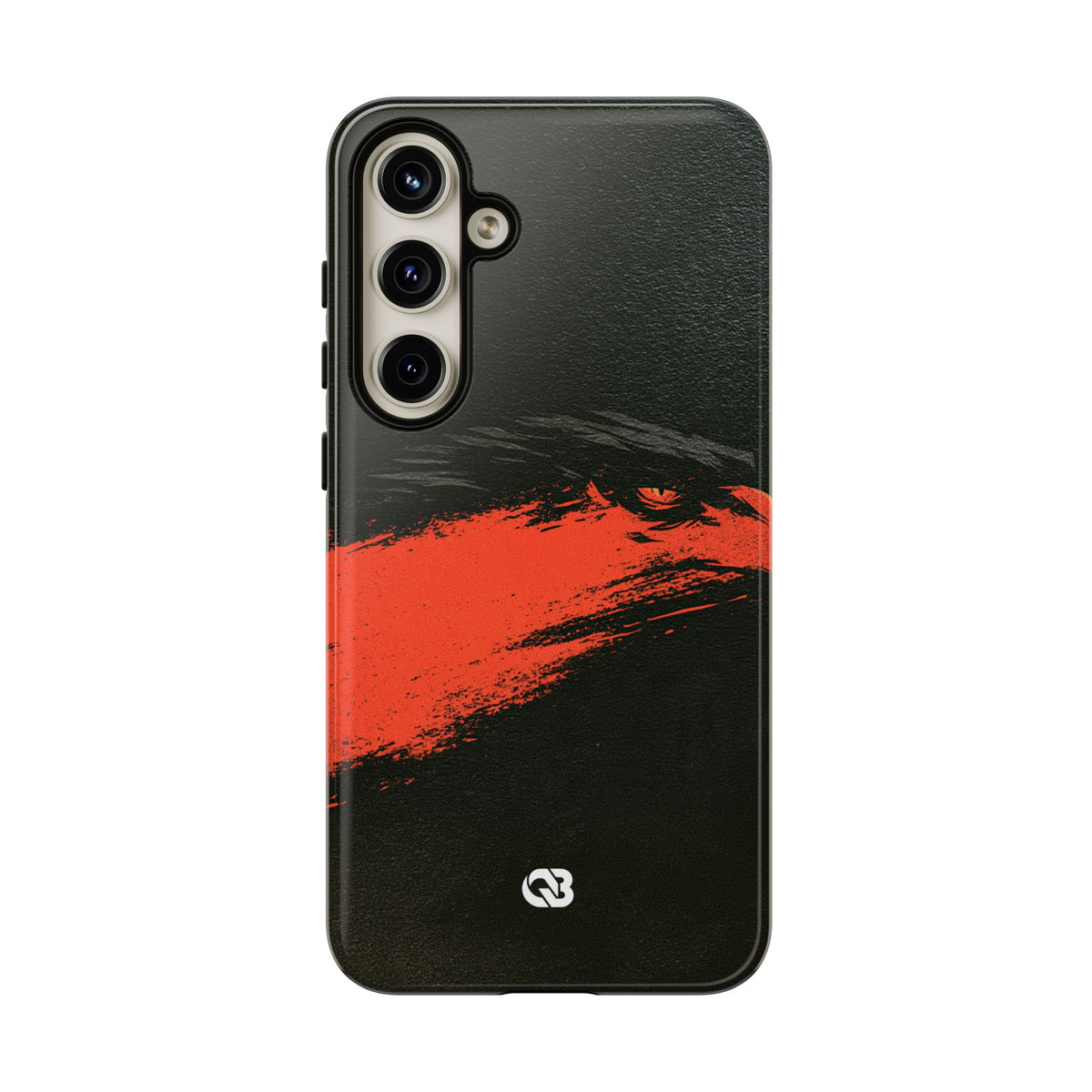 Crimson Raptor Noir · Tough Phone Case for Samsung · Black