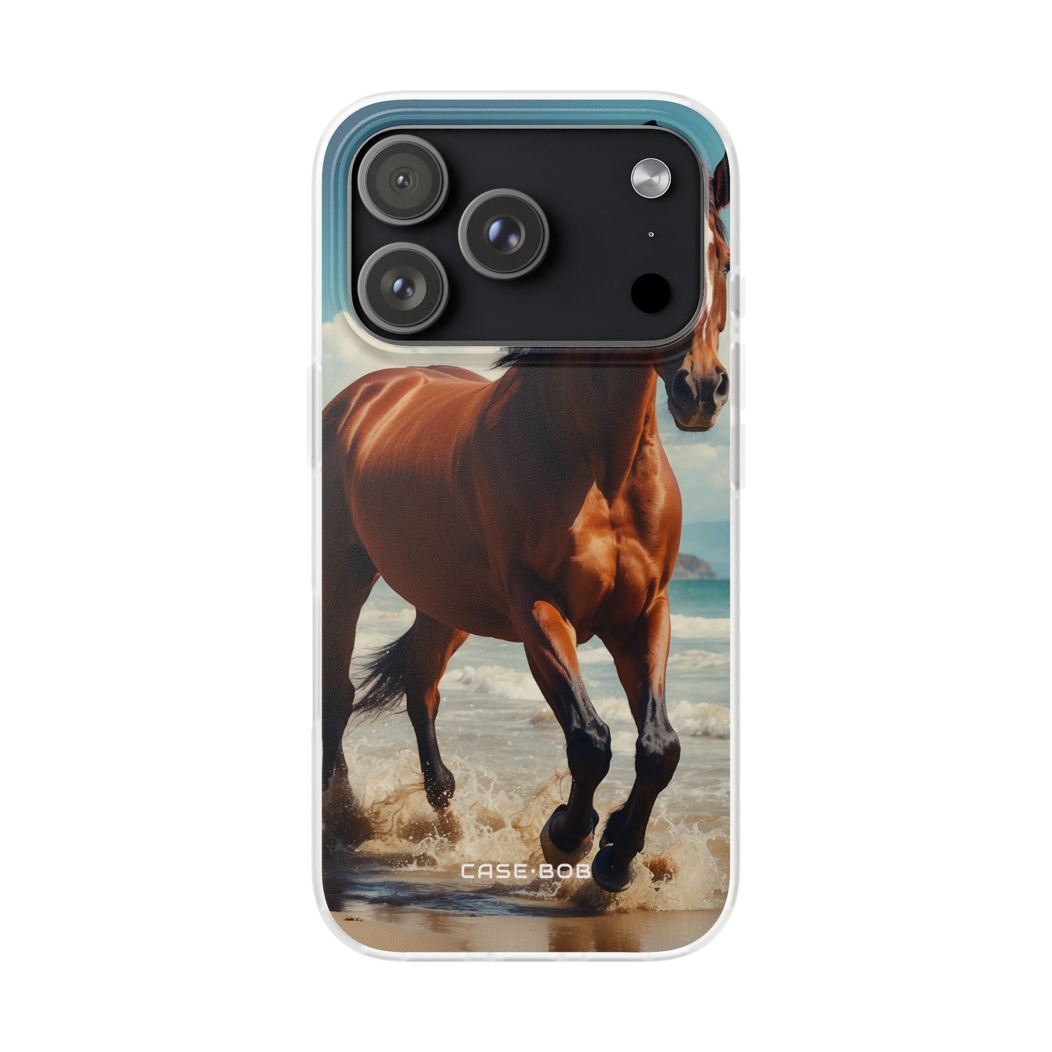 Blazing Horse iPhone 17 Pro Case - Soft - CASE•BOB