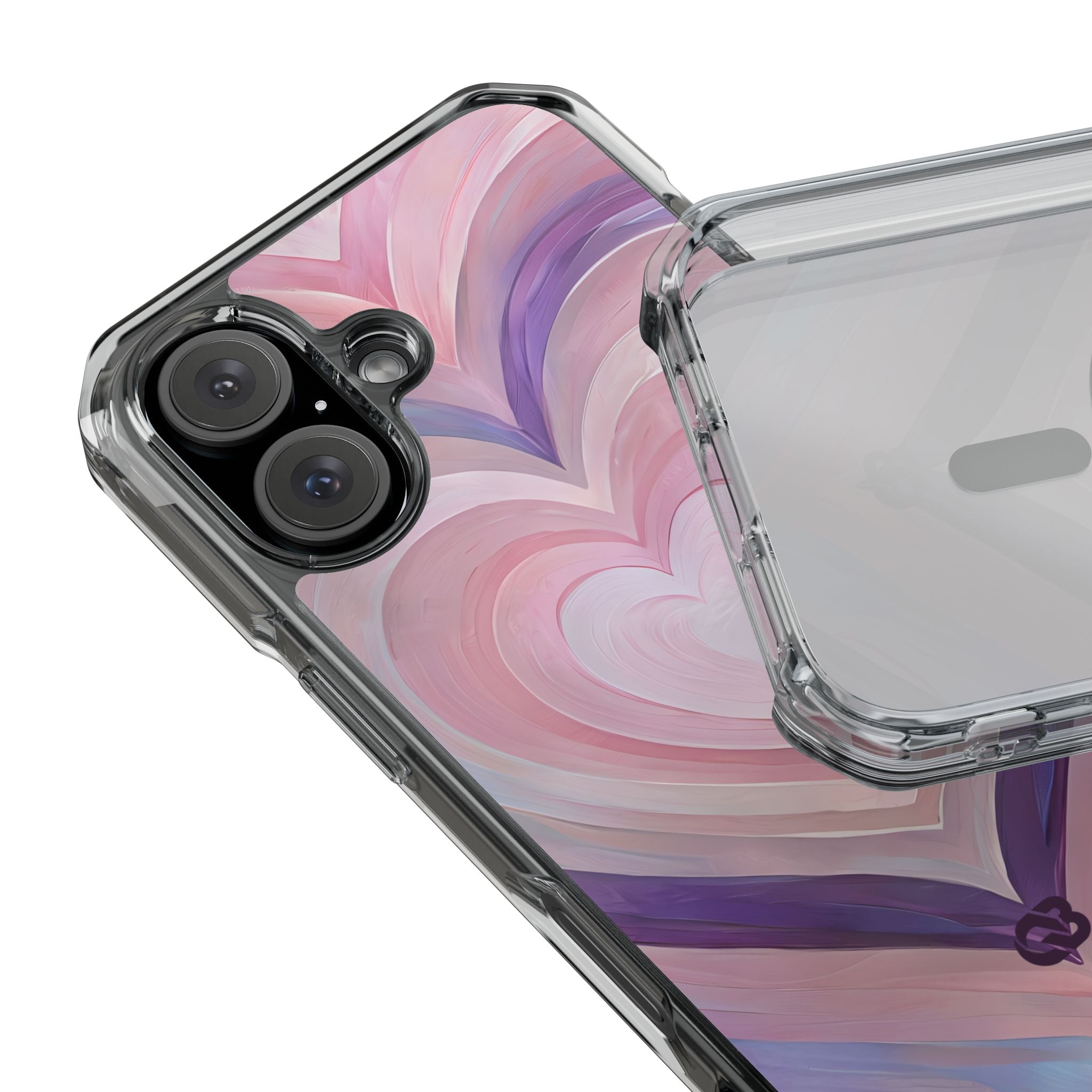 Lavender Pulse Hearts · Impact Magsafe