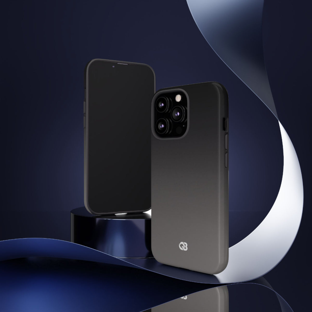Obsidian Fade · Tough Phone Case for iPhone · Black