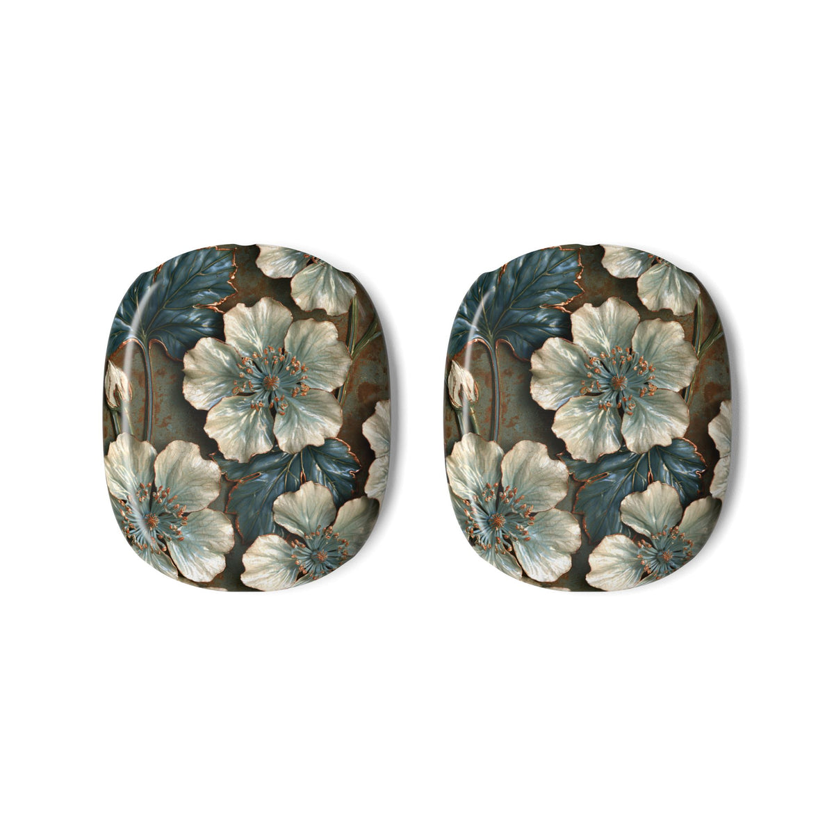 Gilded Blossom Reverie · Hard Case for AirPods Max · Teal