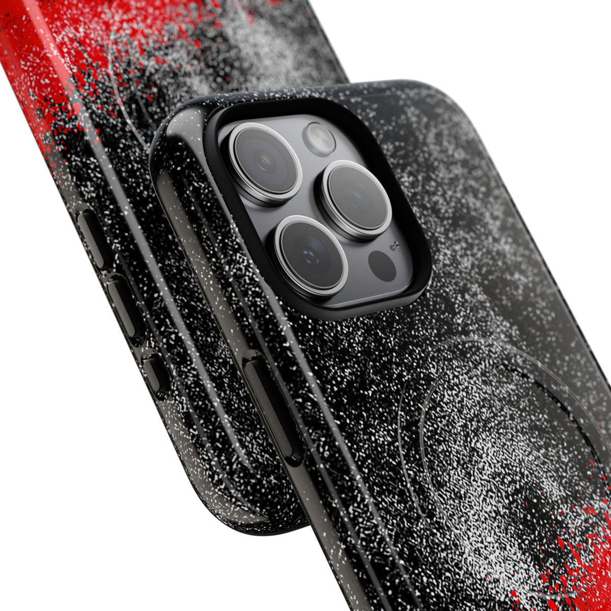 Crimson Noir Drip · Tough 2.0 Magnetic Phone Case for iPhone · Black