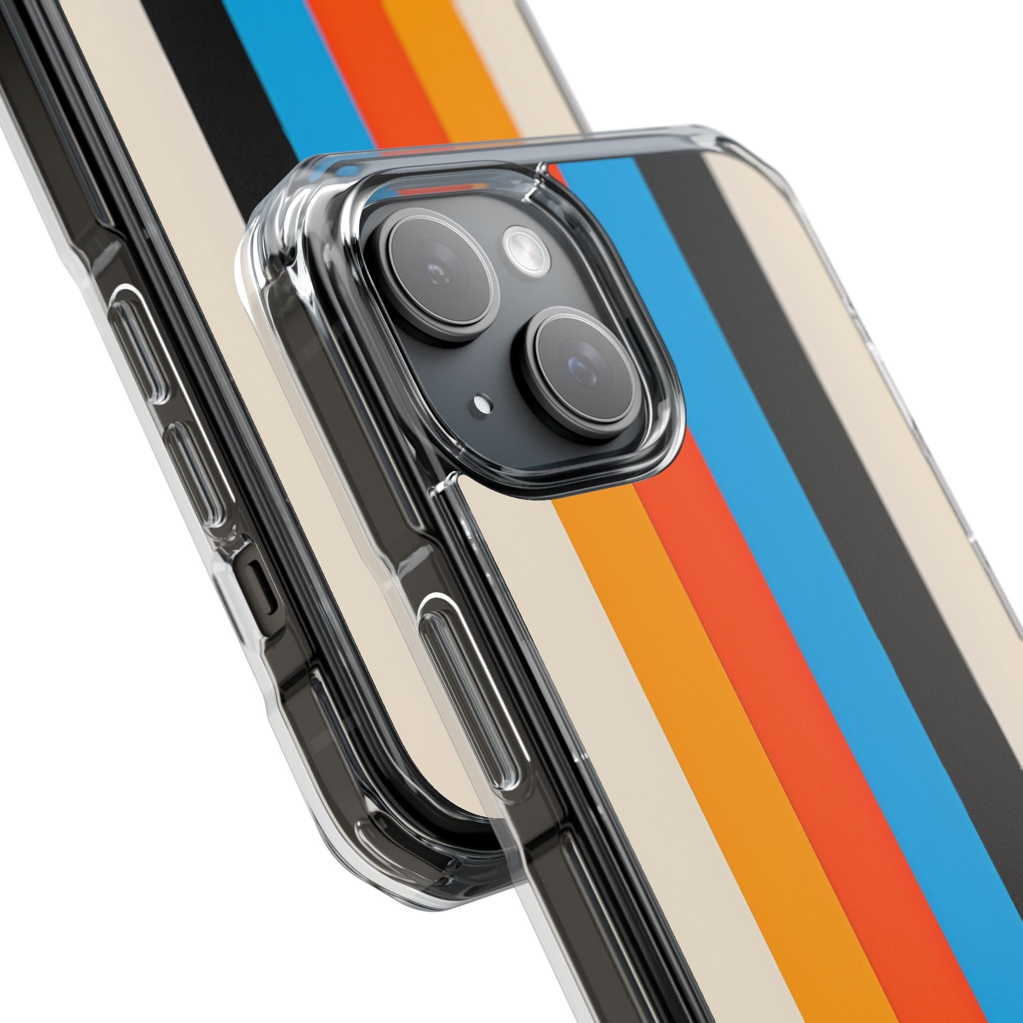 Retro Racing Stripes · Impact Custodia per iPhone · Magsafe