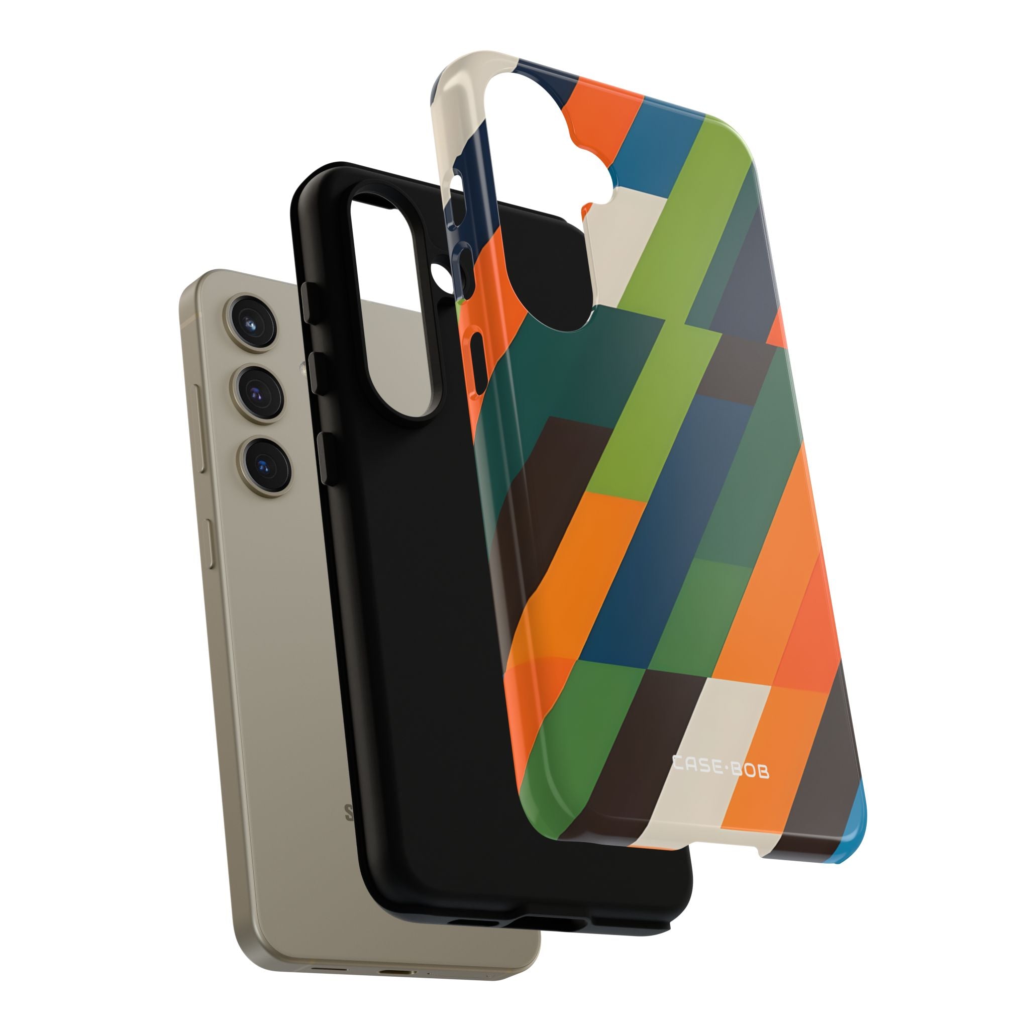 Diagonal Blaze Samsung S24 Cover - Tough