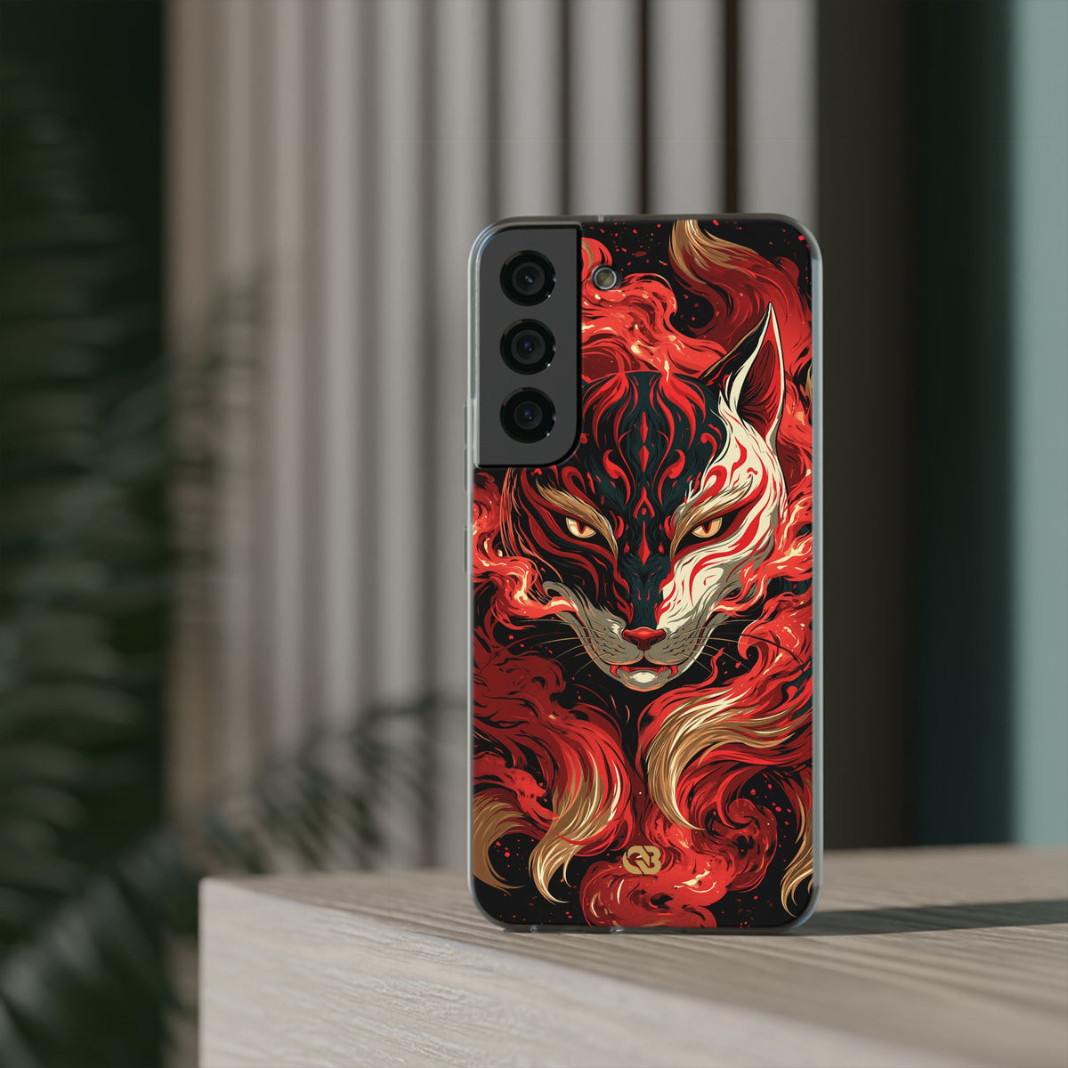 Crimson Kitsune Spirit · Lite Phone Case for Samsung · Red