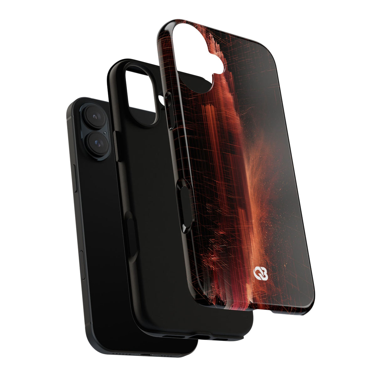 Luminous Monolith · Tough Phone Case for iPhone · Black