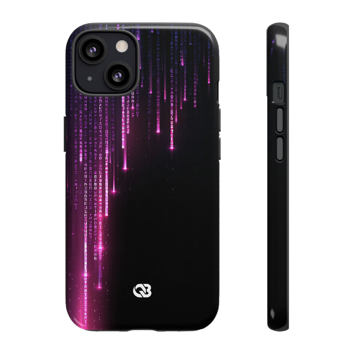 Binary Cascade · Tough Phone Case for iPhone · Black