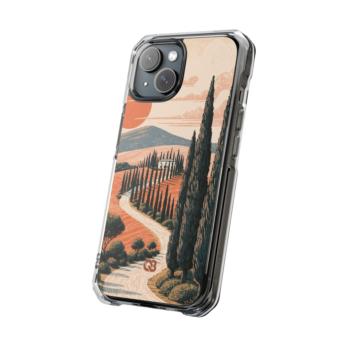 Orange Impact MagSafe Phone Case for iPhone - Terracotta Ridge Trail