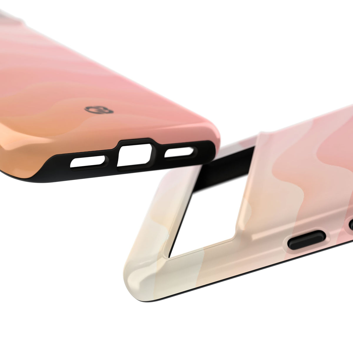 Blush Horizon Waves · Tough Phone Case for Pixel · Pink