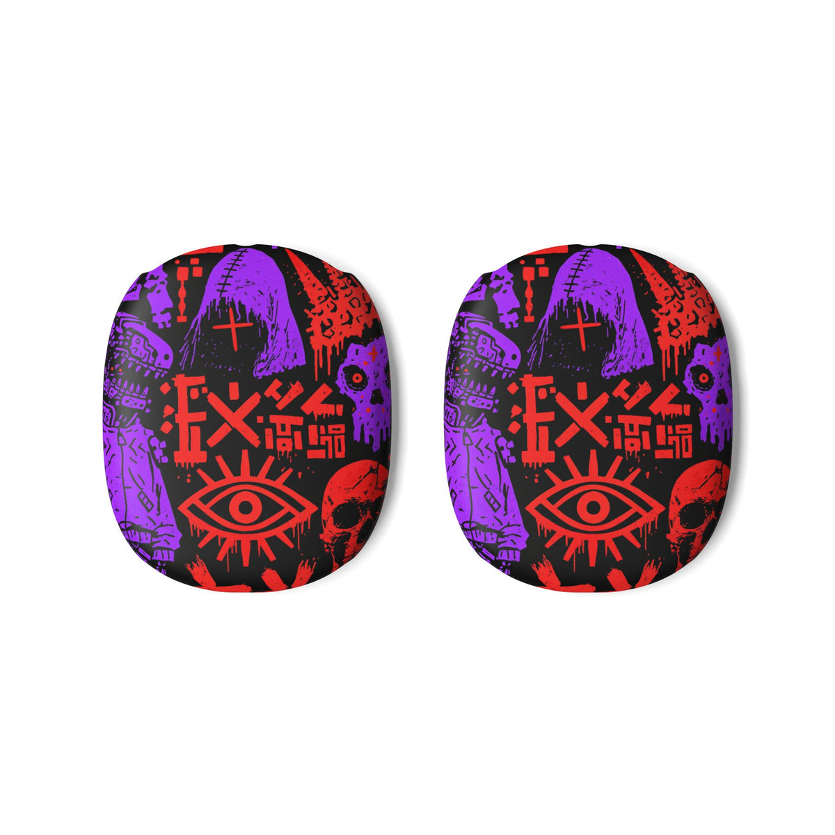 Underground Cyber Glyphs · Hard Case for AirPods Max · Black