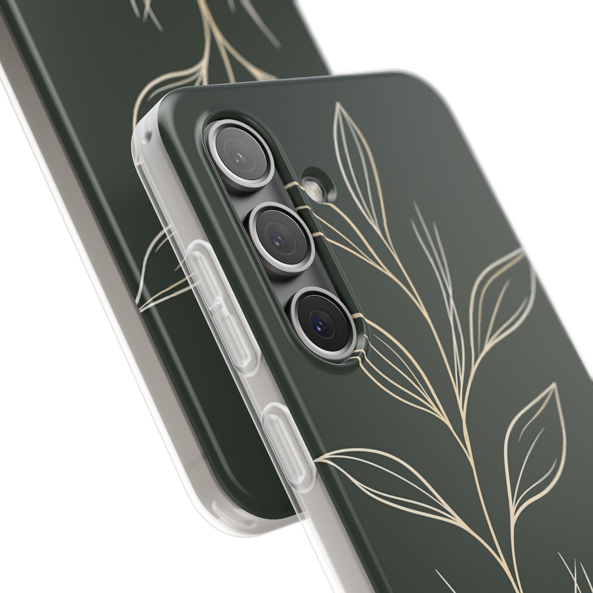 Green Lite Phone Case for Samsung - Deep Moss Willow