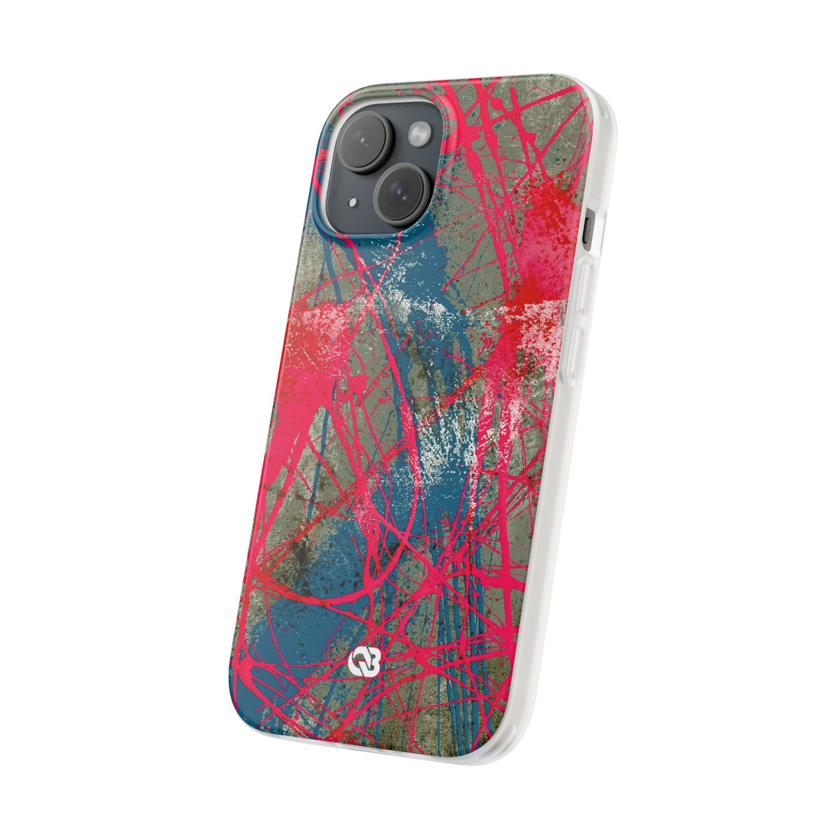 Neon Static Drip · Lite Phone Case for iPhone · Pink