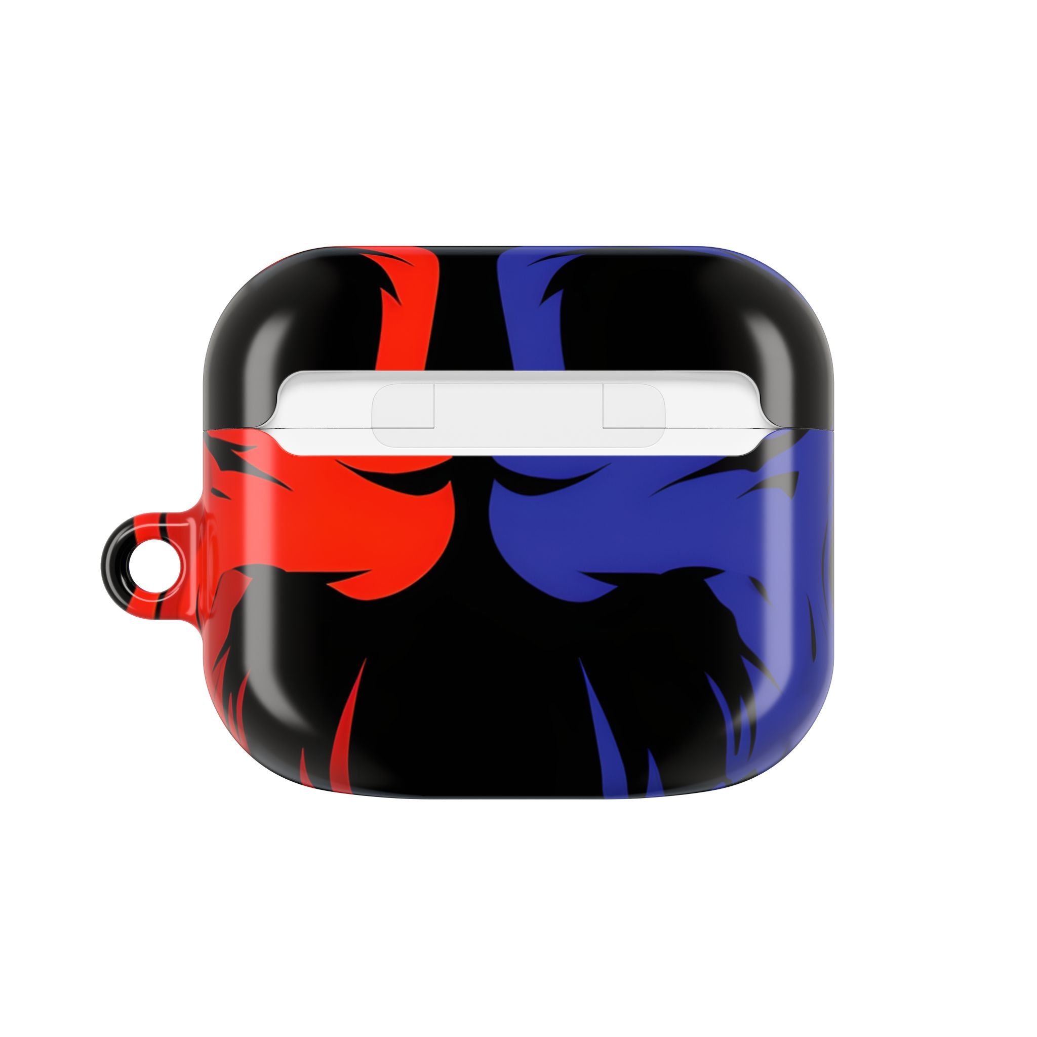 Dual Skulls RedBlue - AirPods Cover