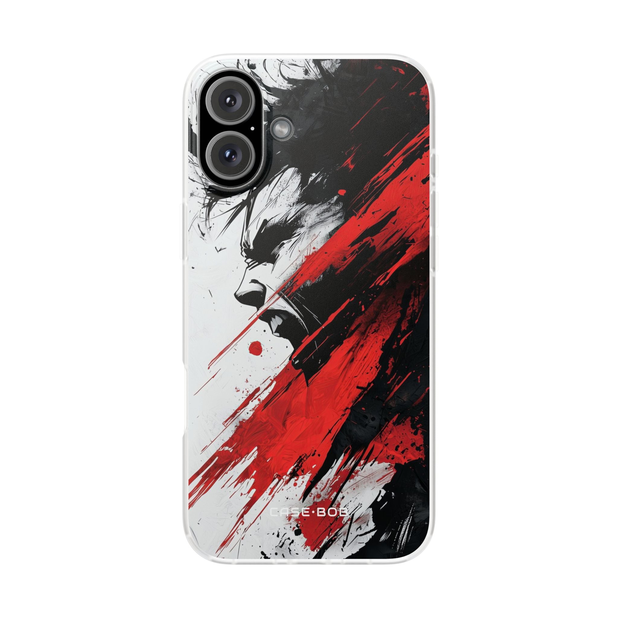 Yelling Profile Burst iPhone 16 Plus Case - Soft