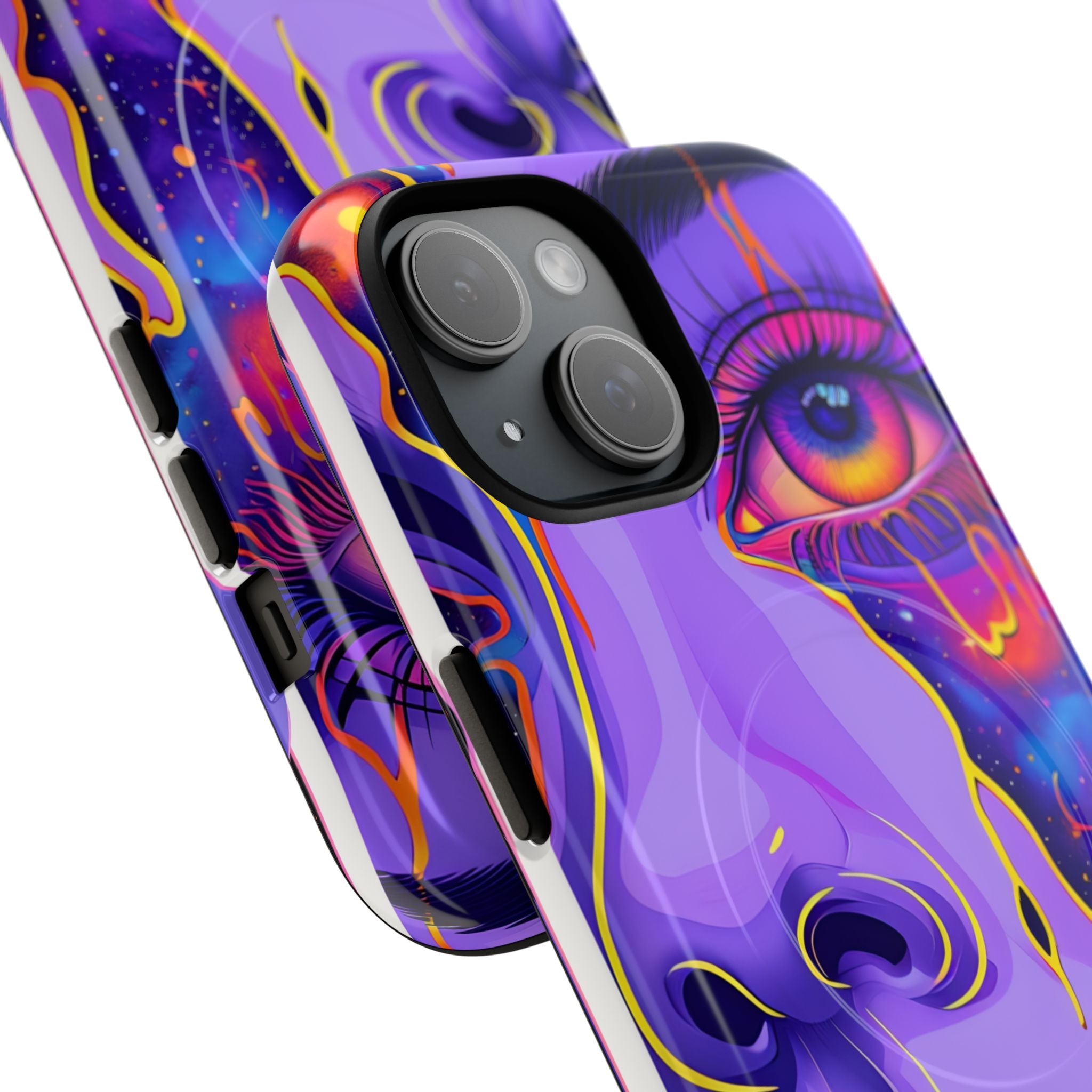 Violet Cosmic Gaze · Tough+ Custodia per iPhone · Magsafe