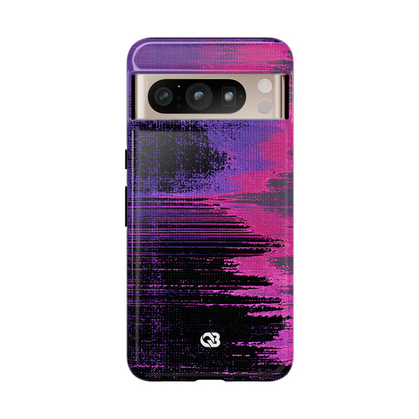 Neon Signal Shift · Tough Phone Case for Pixel · Purple