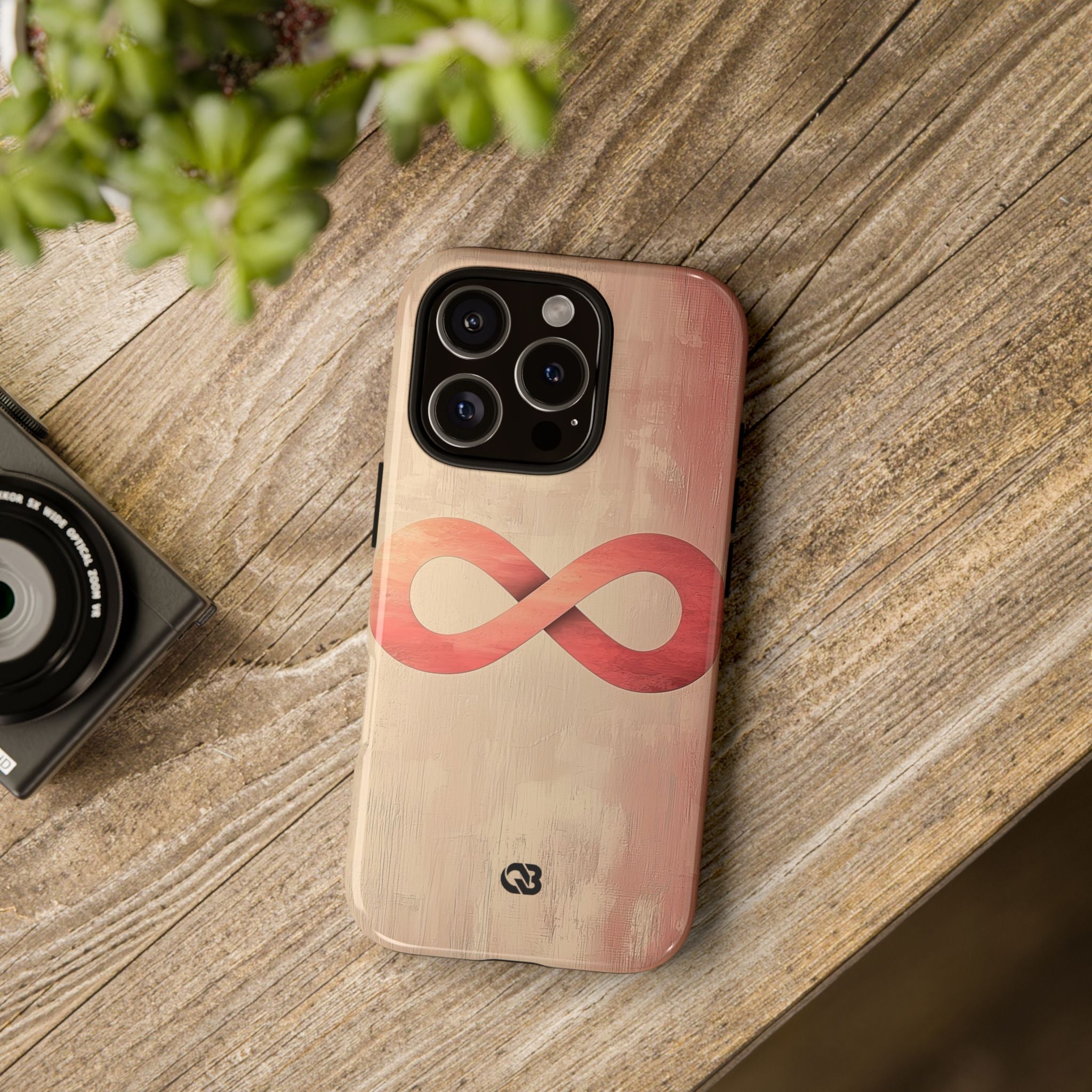 Terracotta Infinity Stroke · Tough Phone Case for iPhone