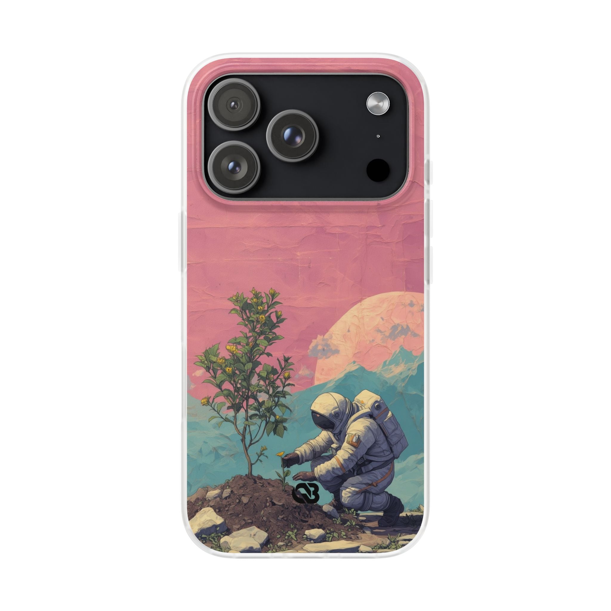 Lunar Pastel Bloom · Soft Phone Case for iPhone
