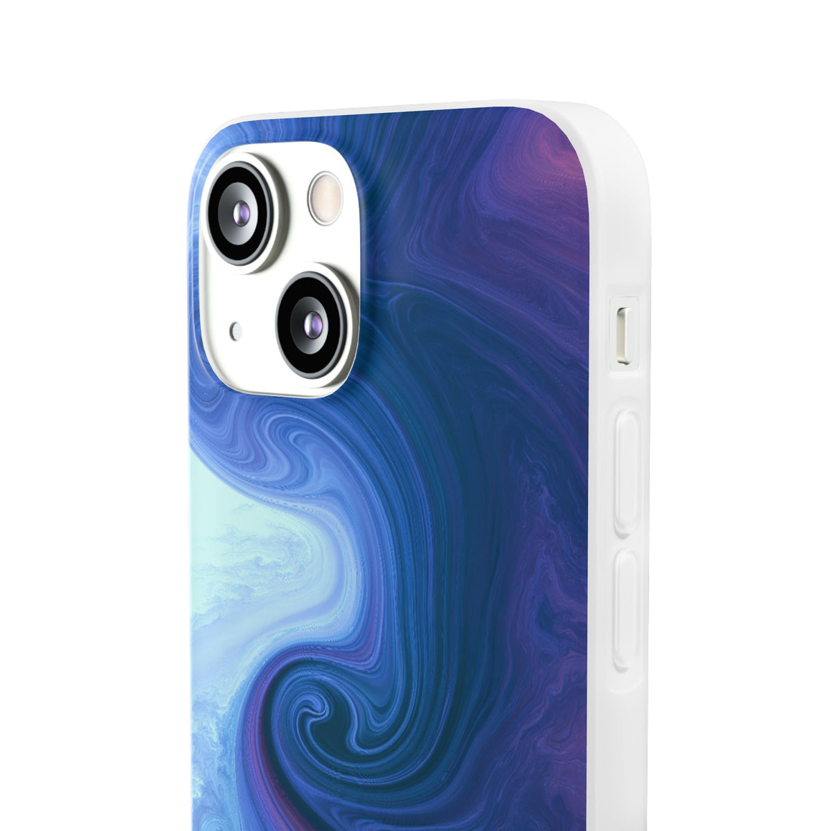 Azure Fluid Swirl · Lite Phone Case for iPhone · Blue