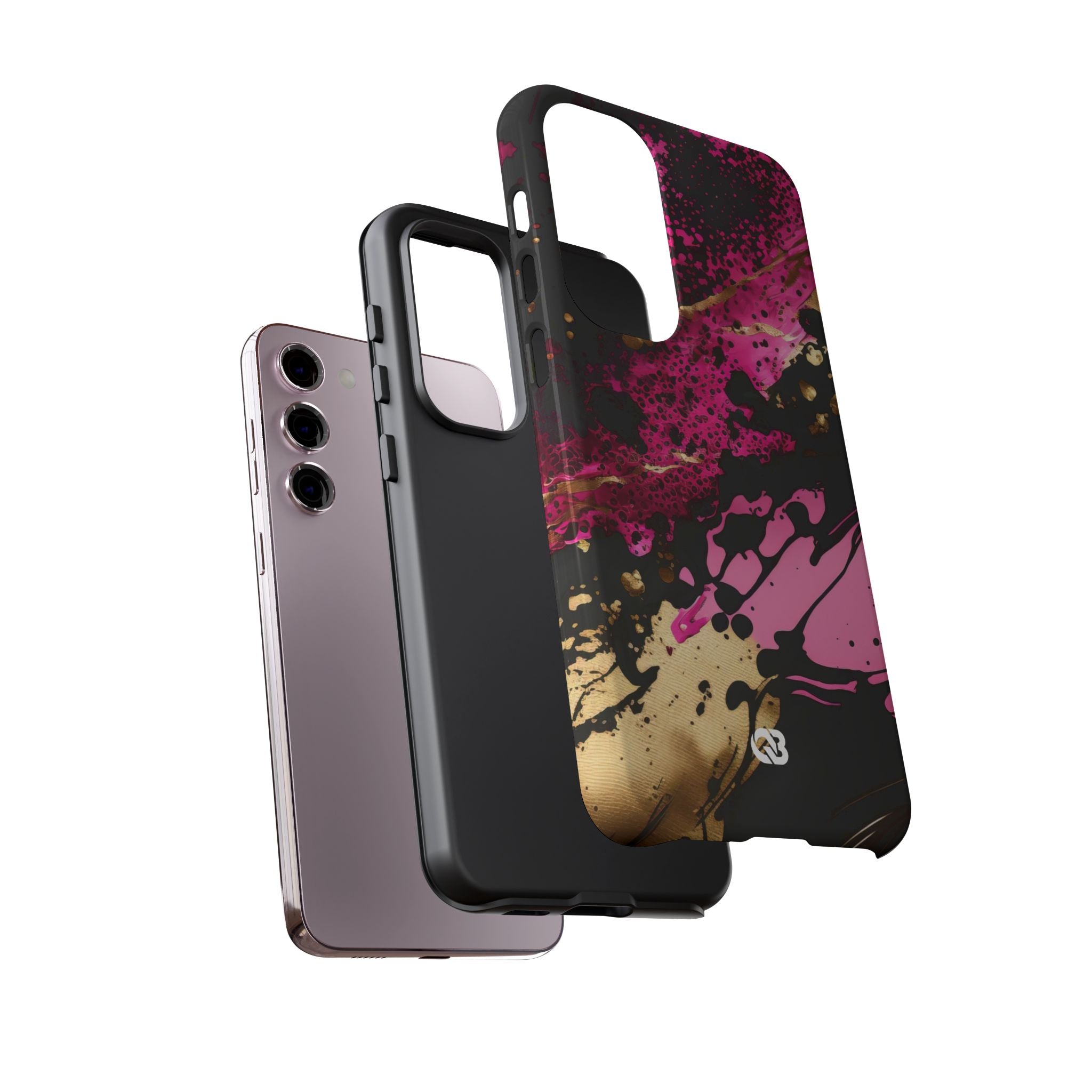Magenta Liquid Gold · Tough Fundas para teléfono para Samsung