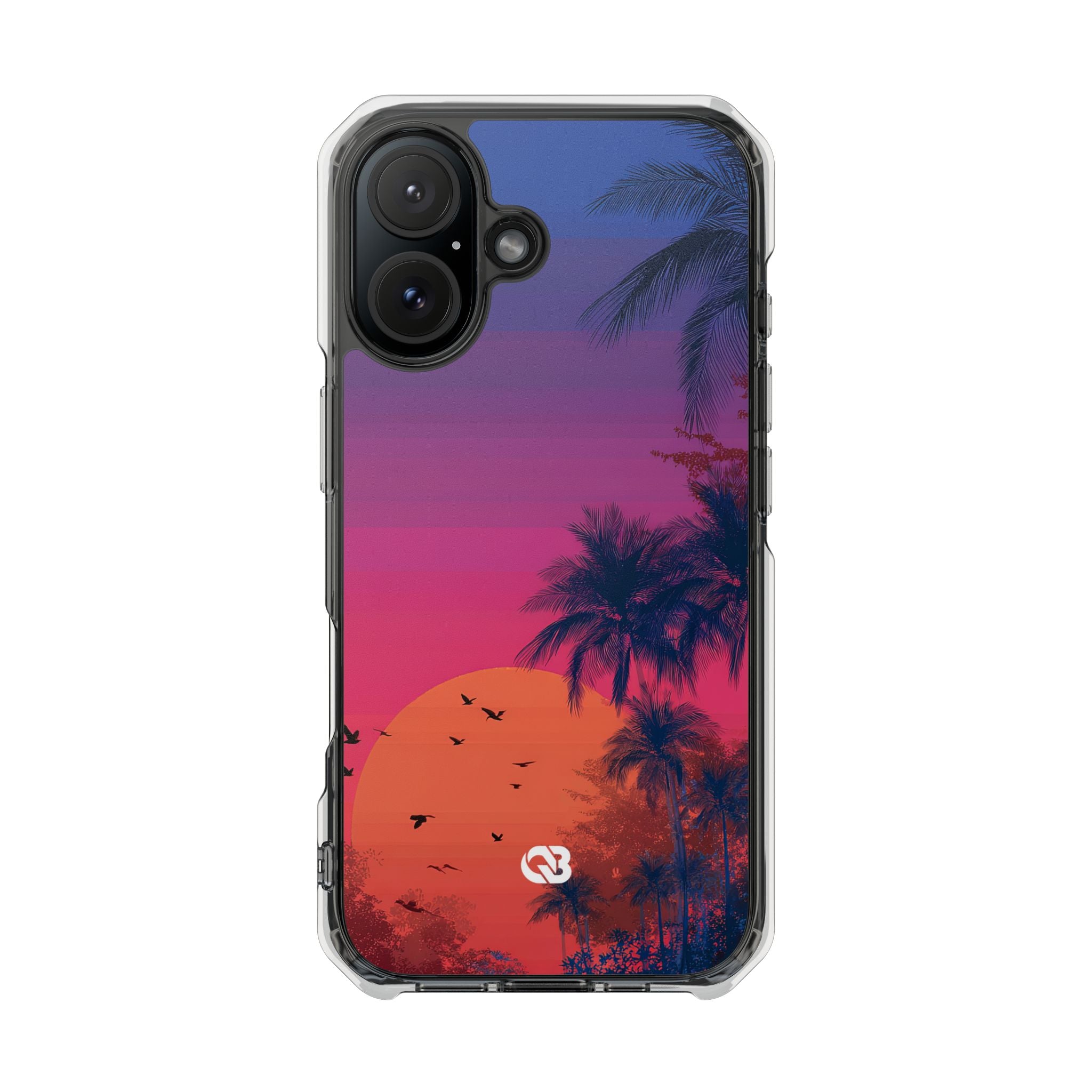 Neon Horizon Palms · Impact Phone Case for iPhone · Magsafe