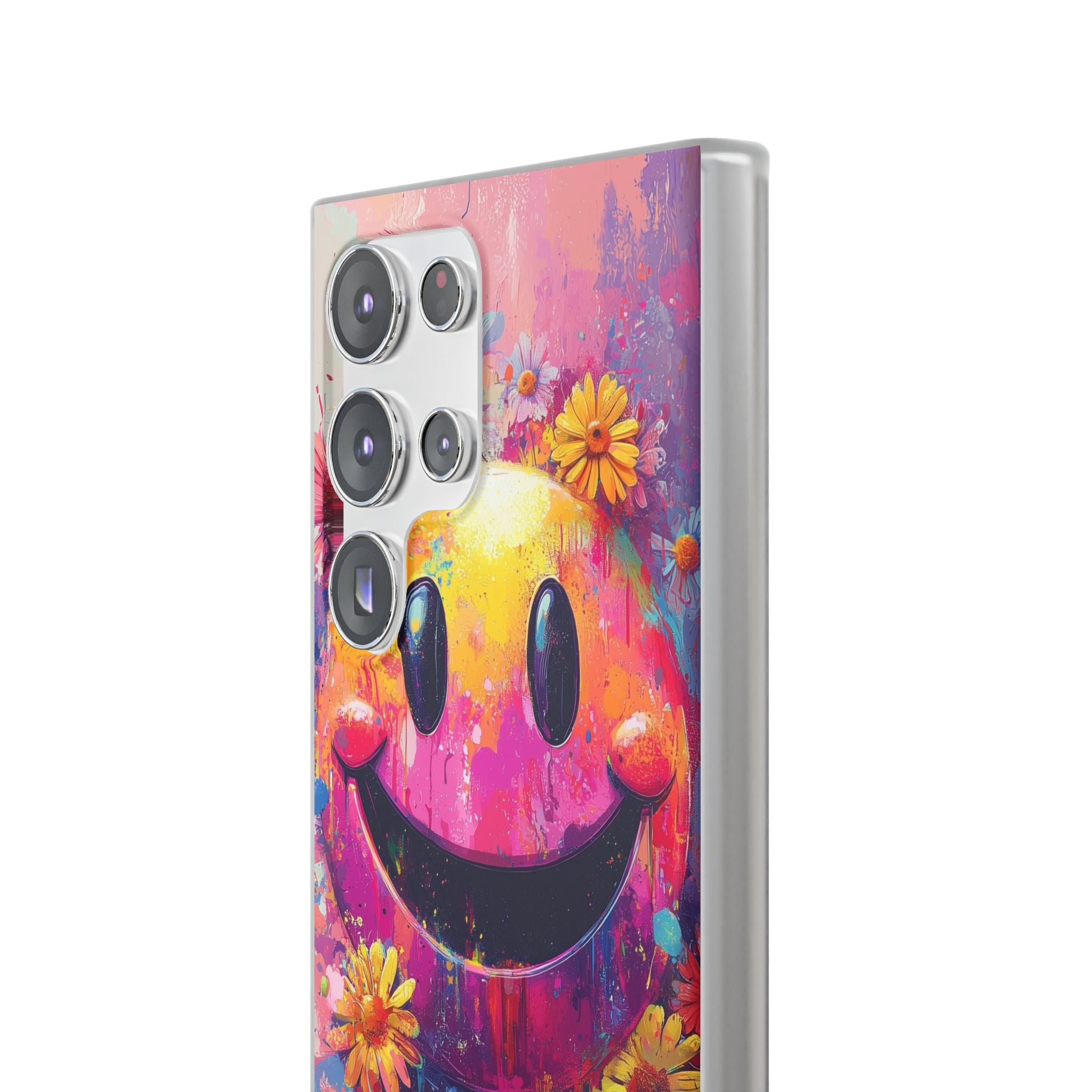 Vivid Grin Graffiti · Soft Phone Case for Samsung
