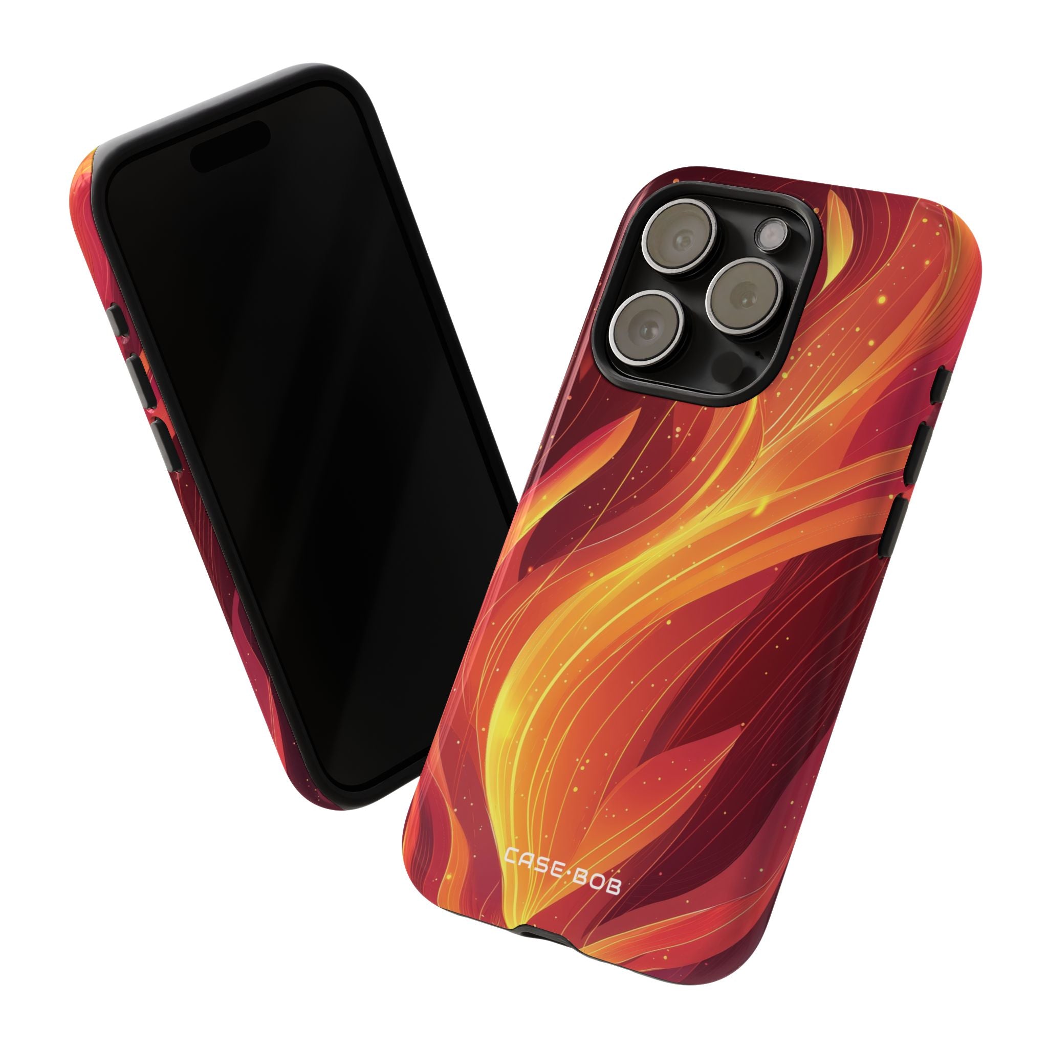 Flaming Flow iPhone 15 Pro Case - Tough