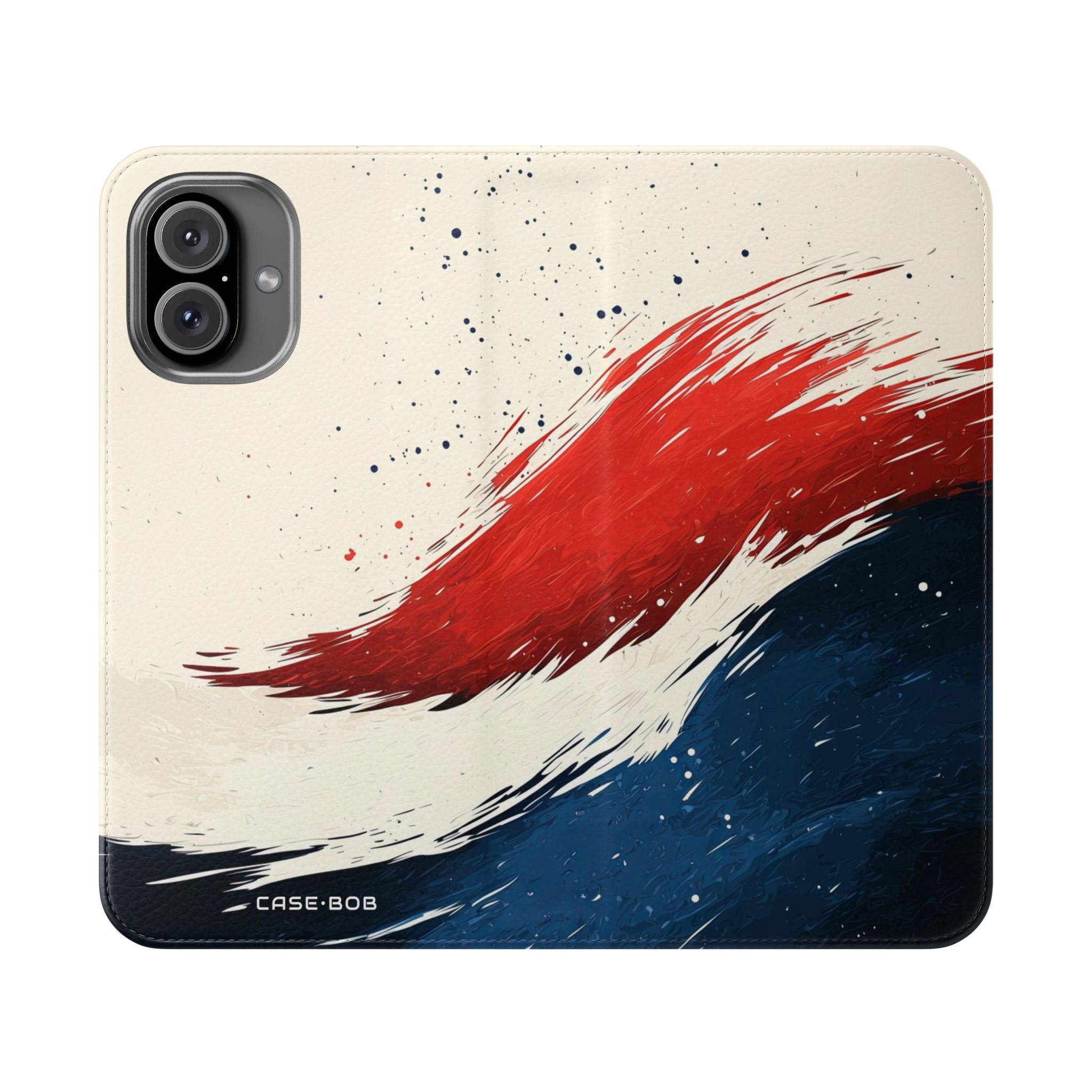 Crimson Sweep - iPhone 16 Plus Case - Wallet