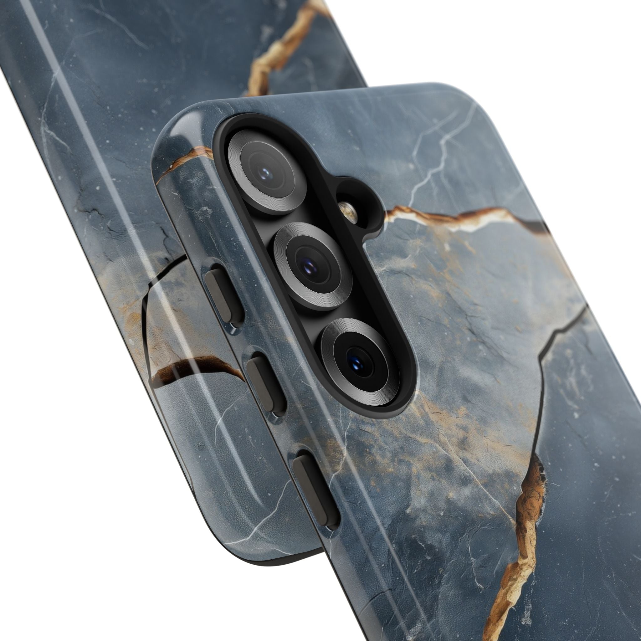 Gezackte Ader Navy Samsung S25 Case - Tough